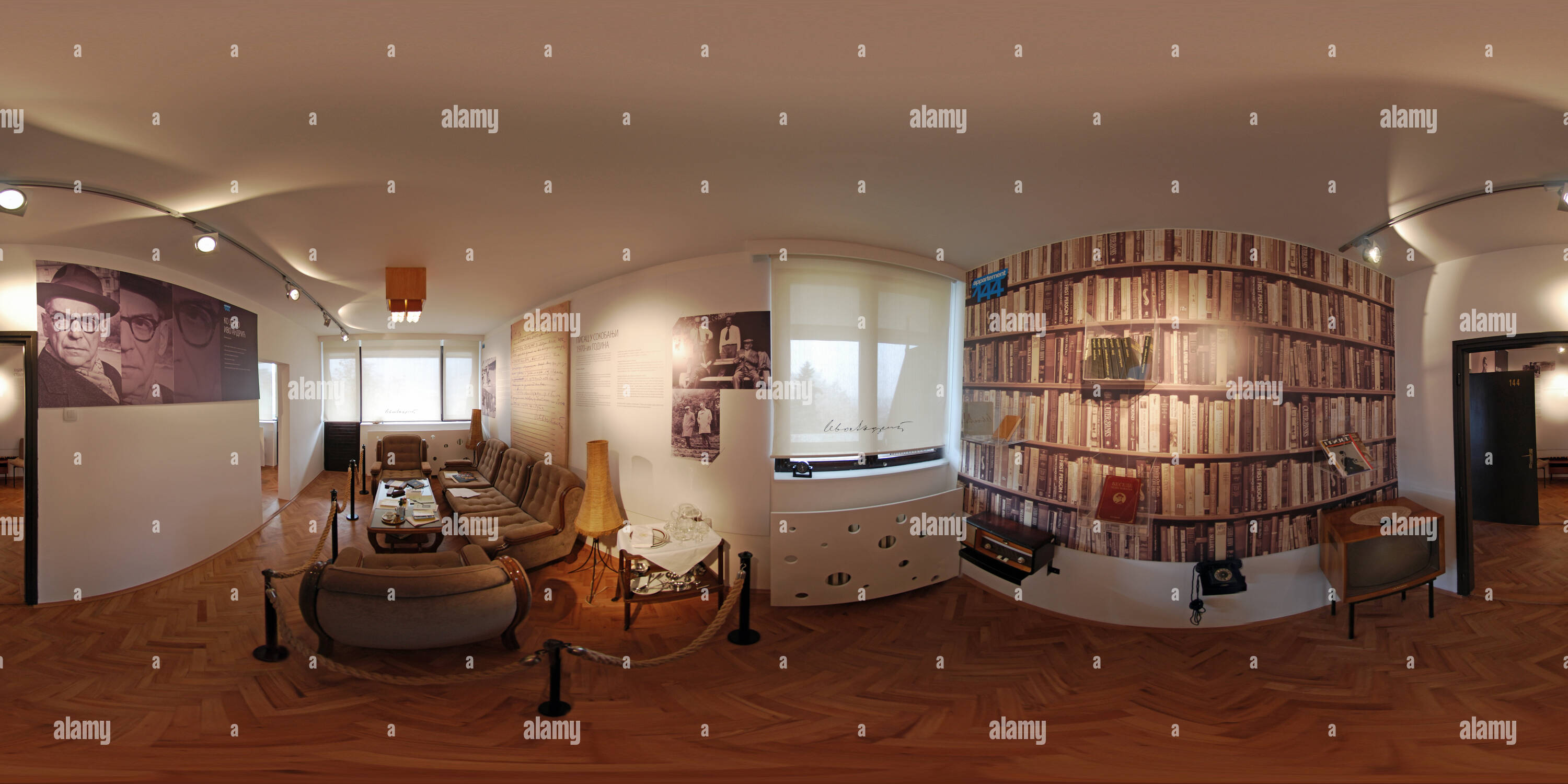 360 degree panoramic view of Apartment 144 - Ivo Andrić mouseum