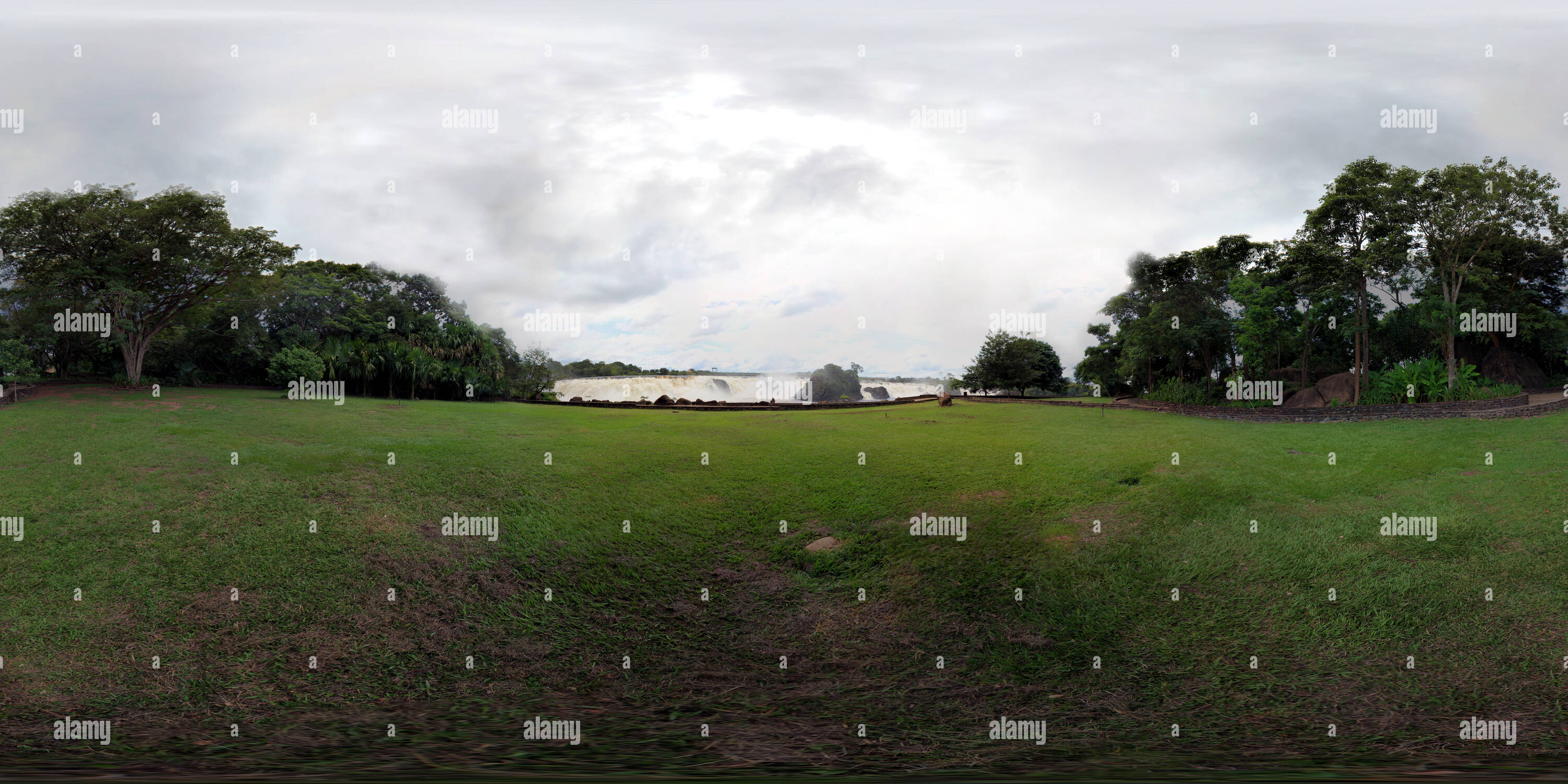 360 degree panoramic view of 'La Llovizna' National Park, Ciudad Guayana, Bolivar (Venezuela)