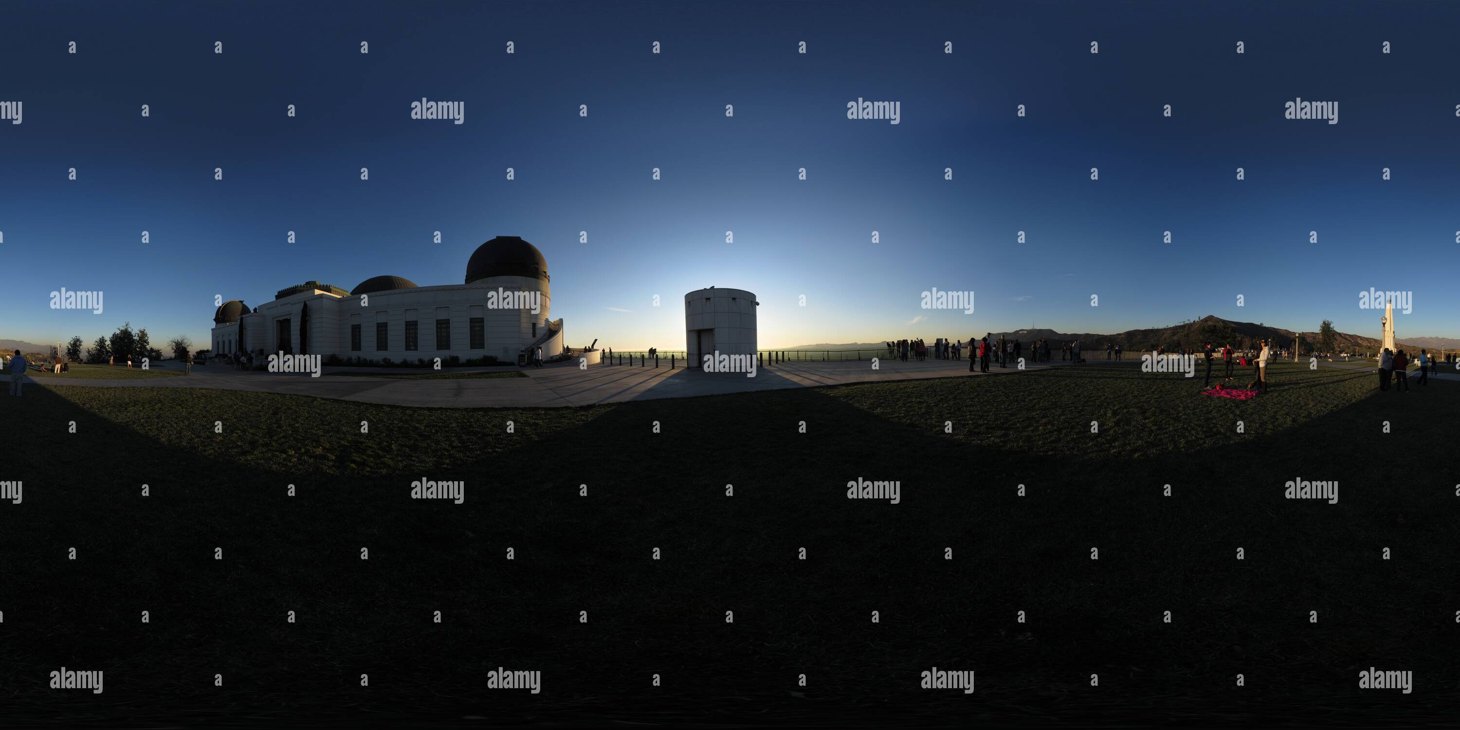 360 degree panoramic view of Griffith Observatory