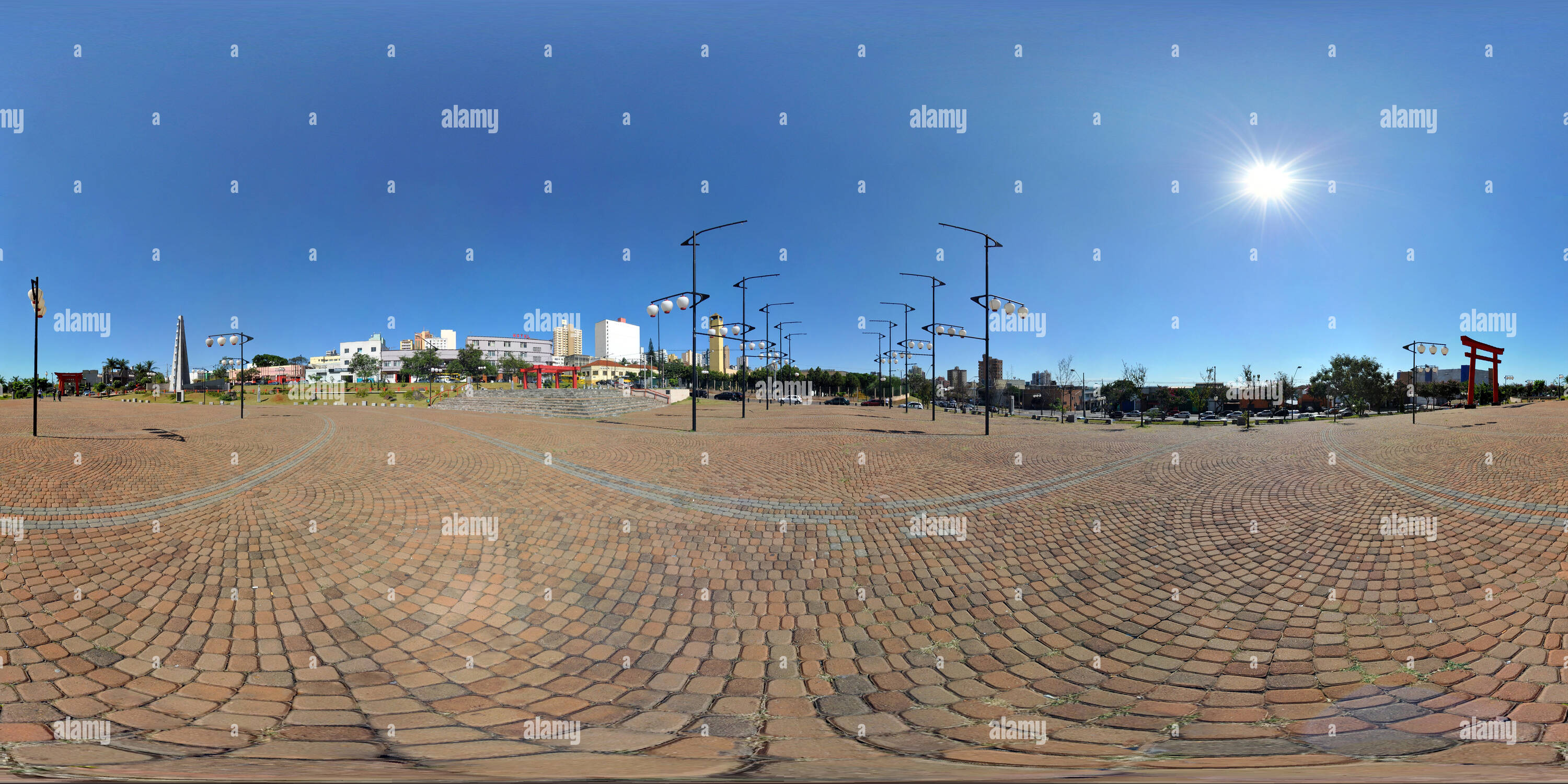 360° view of Praca Tomi Nakagawa - Alamy