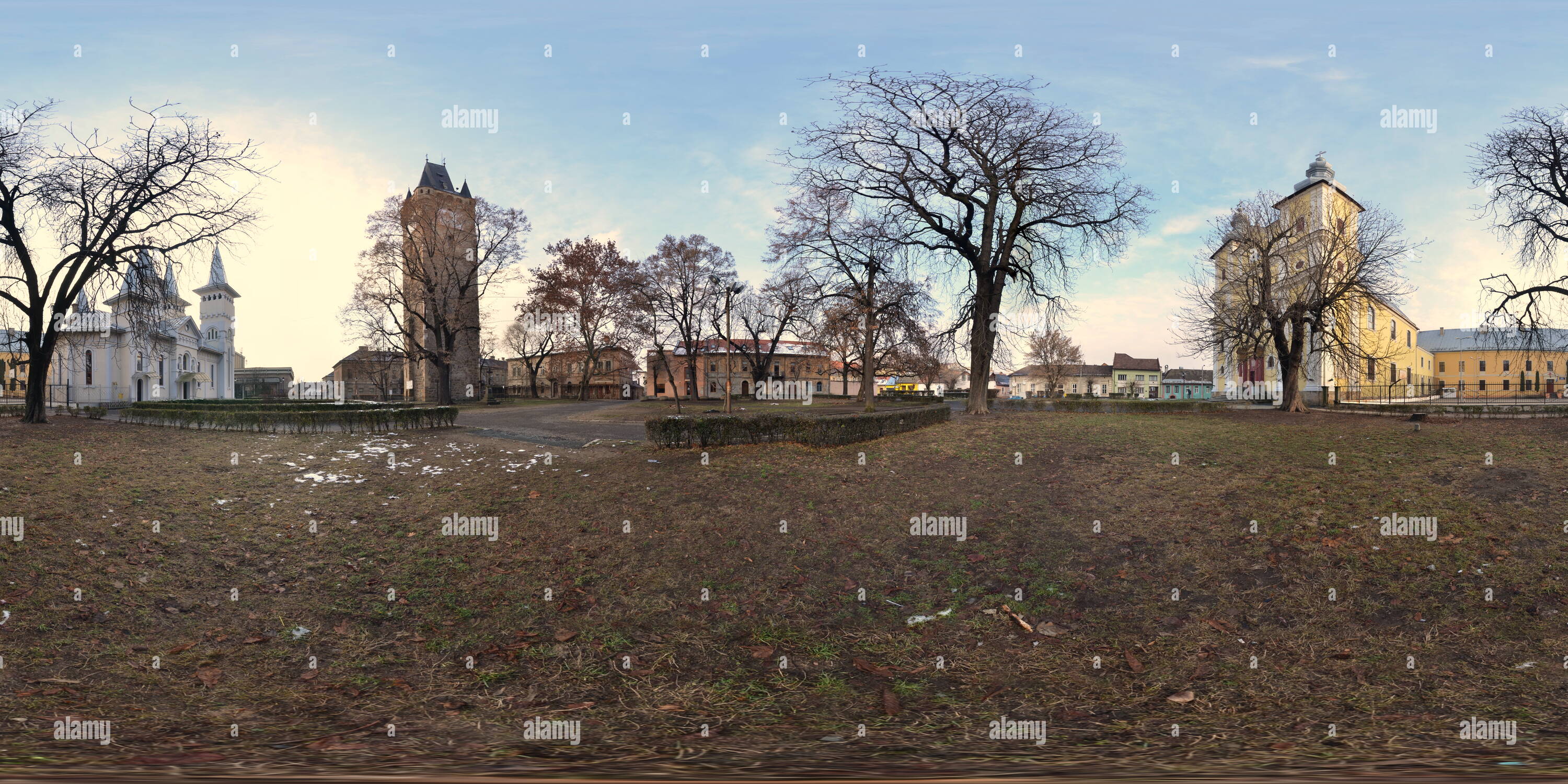 360° View Of Piata Cetatii Citadel Square Baia Mare Romania Alamy