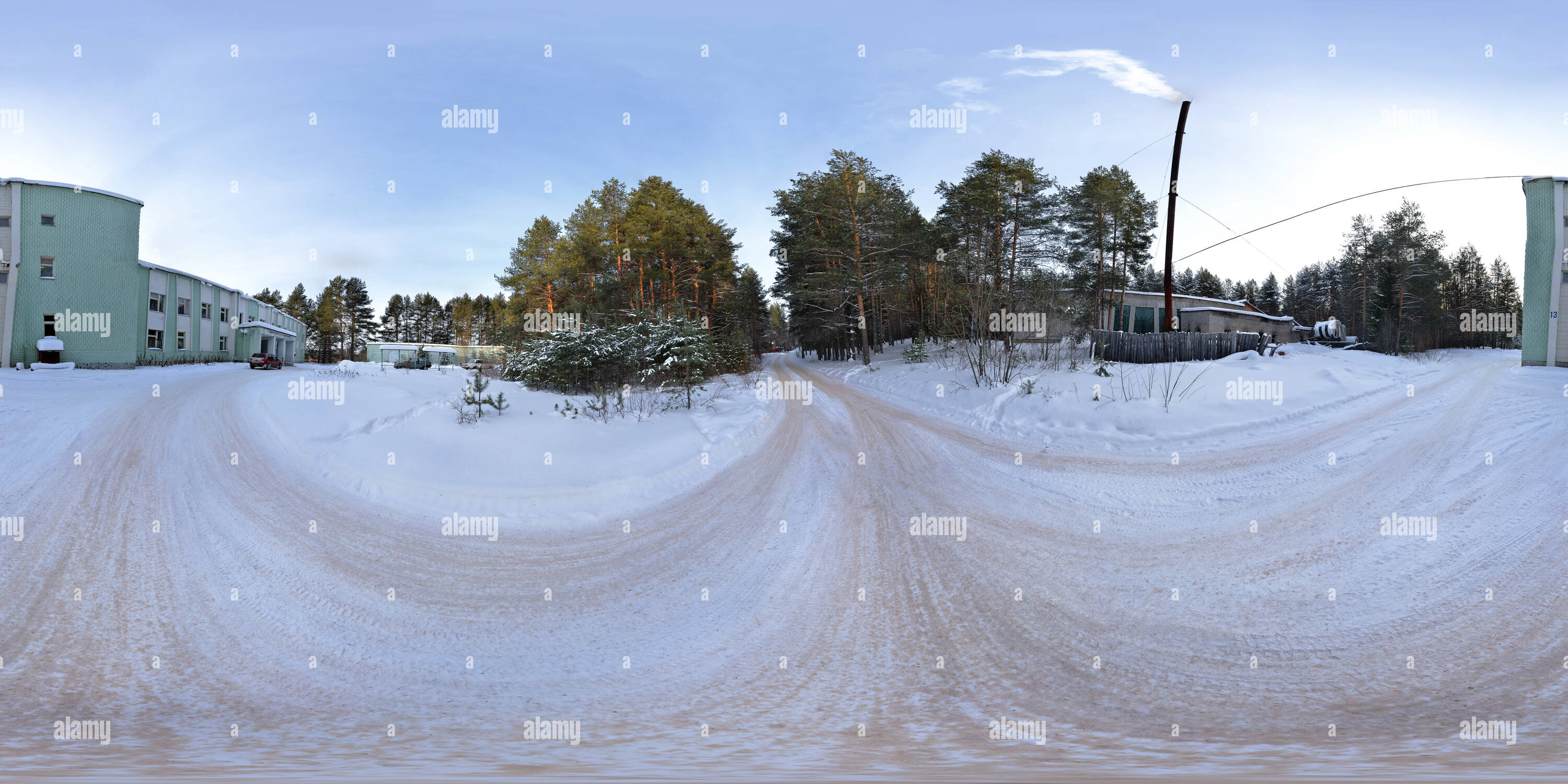 360° view of Near the former dispensary - Alamy