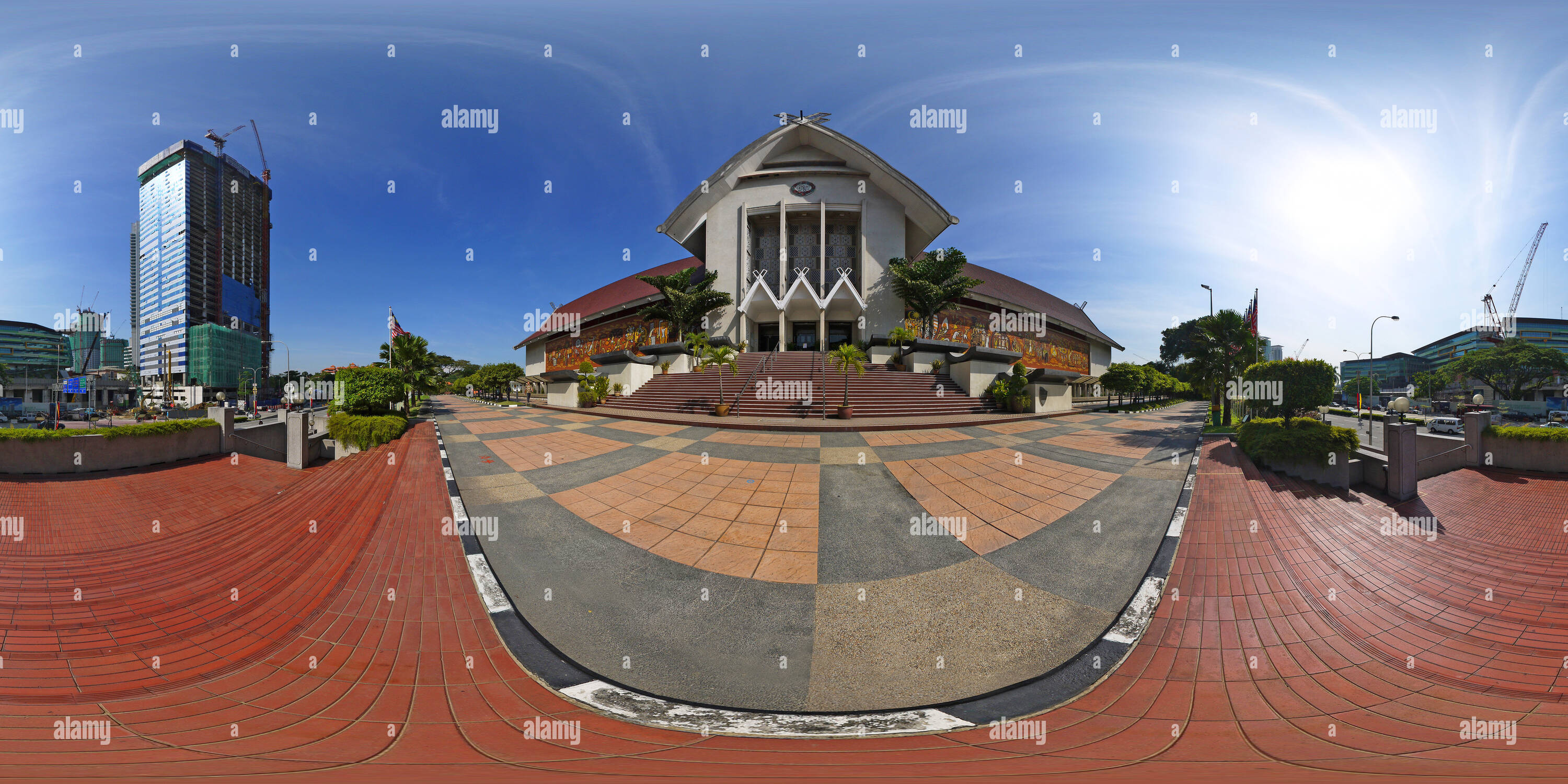 360 degree panoramic view of National Museum Kuala Lumpur
