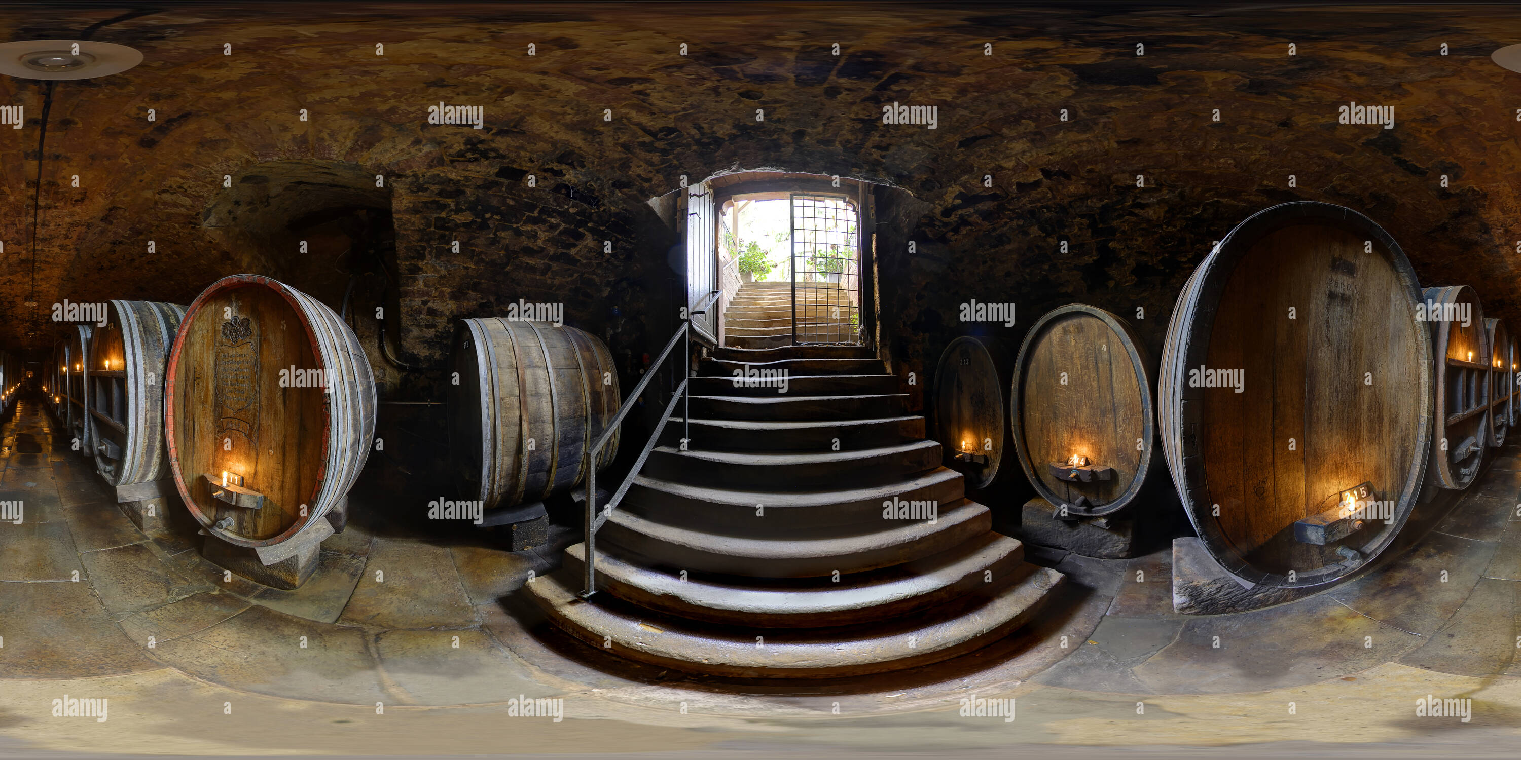 360° view of Old Wine Cellar Entrance Deidesheim Palatine