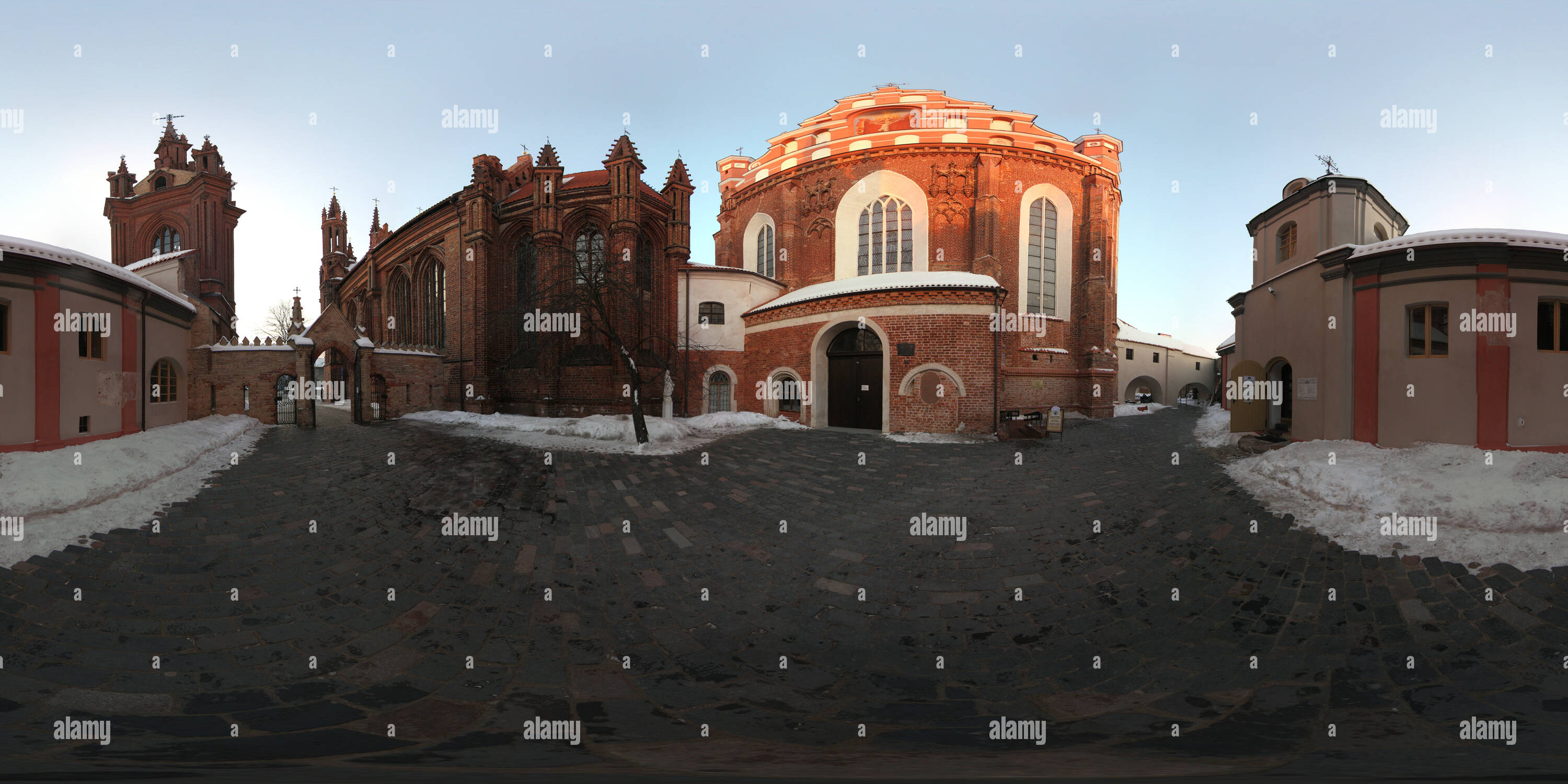 360 degree panoramic view of St. Anne's Church