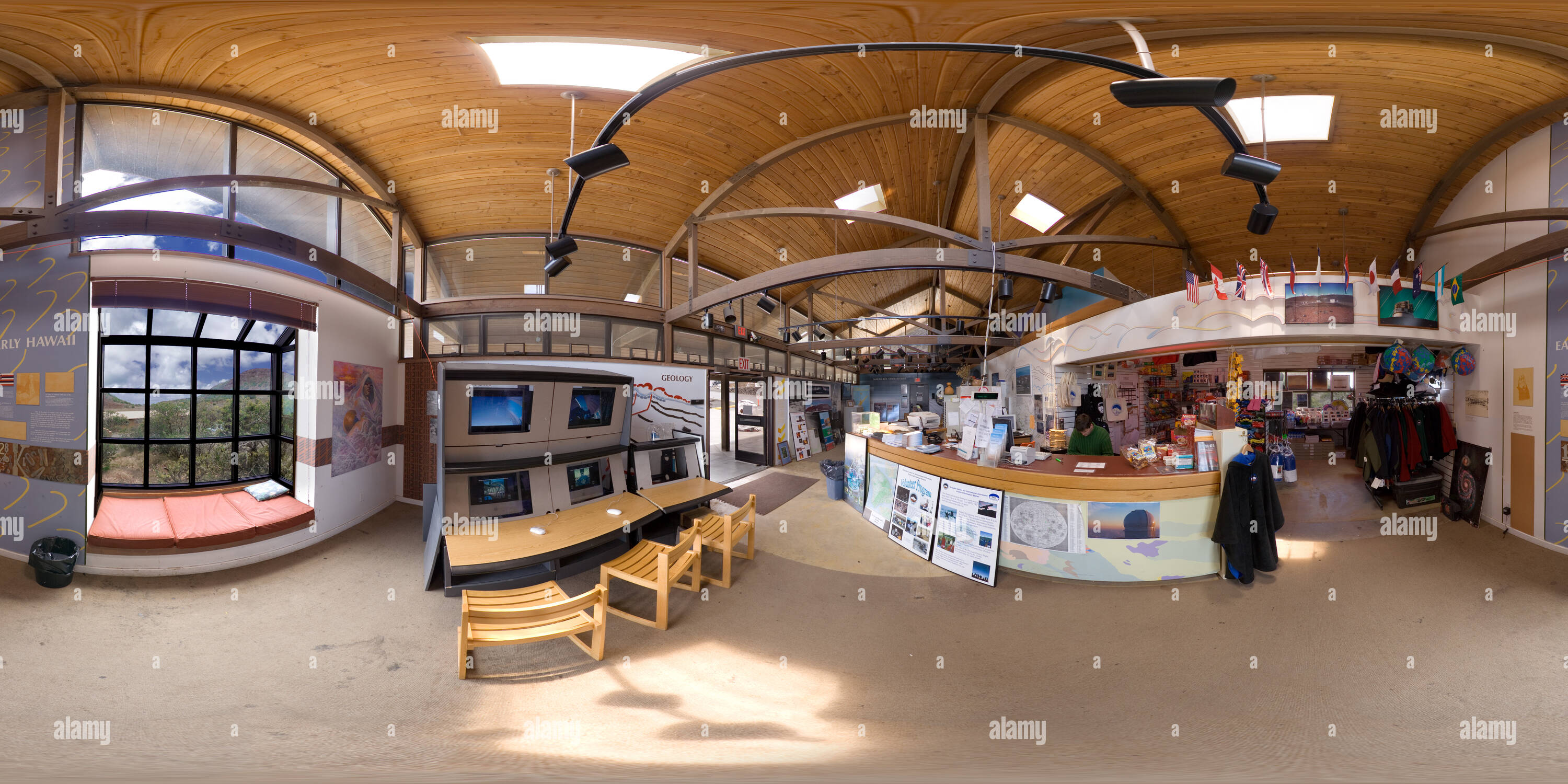 360° view of Mauna Kea Visitor Information Station Alamy