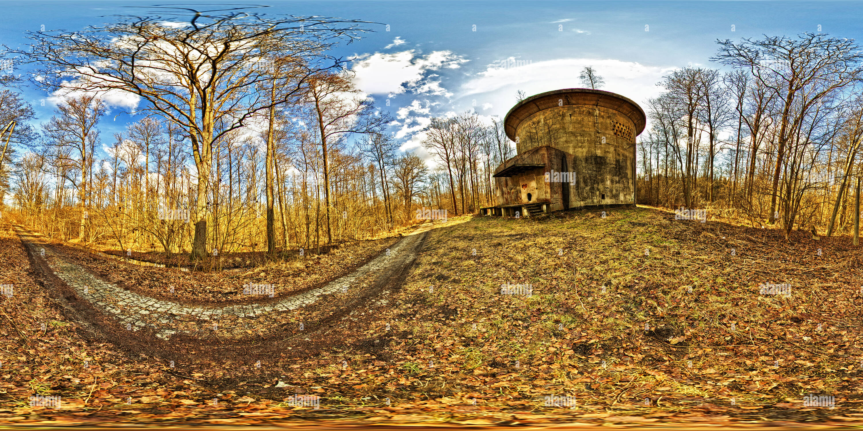 360 View Of A bunker From World War II Alamy