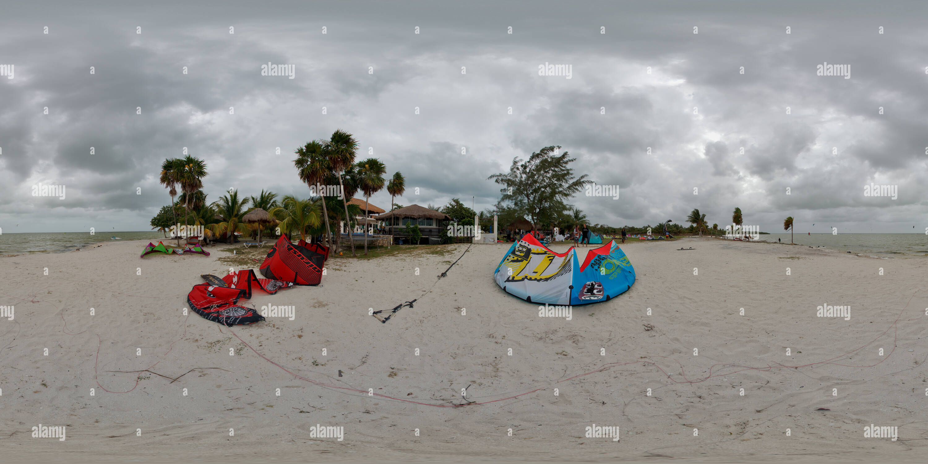 360° view of Ikarus Kiteboarding Center Alamy