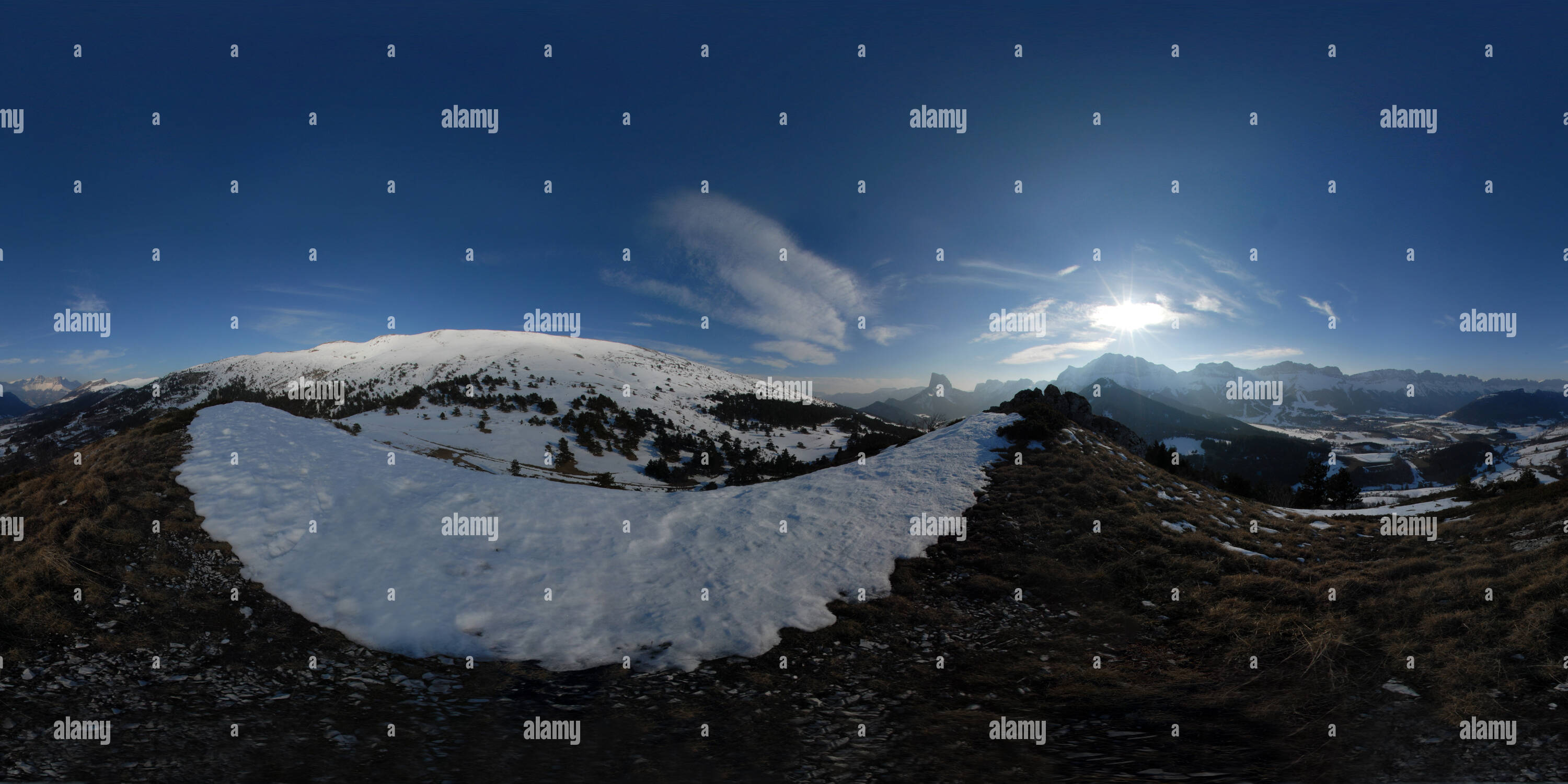 360° view of Gresse En Vercors - Alamy