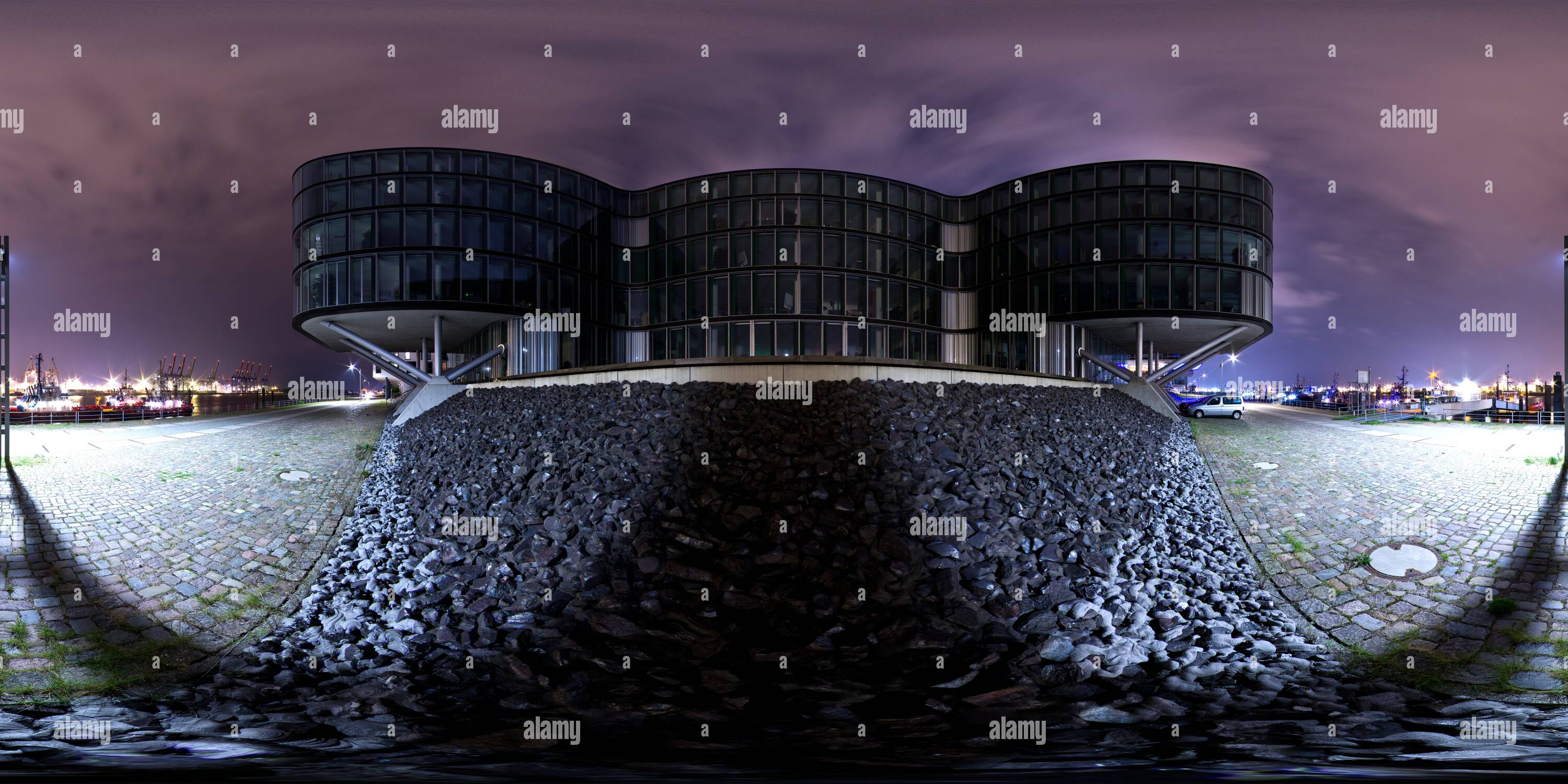 360° view of Office building near elbe Alamy