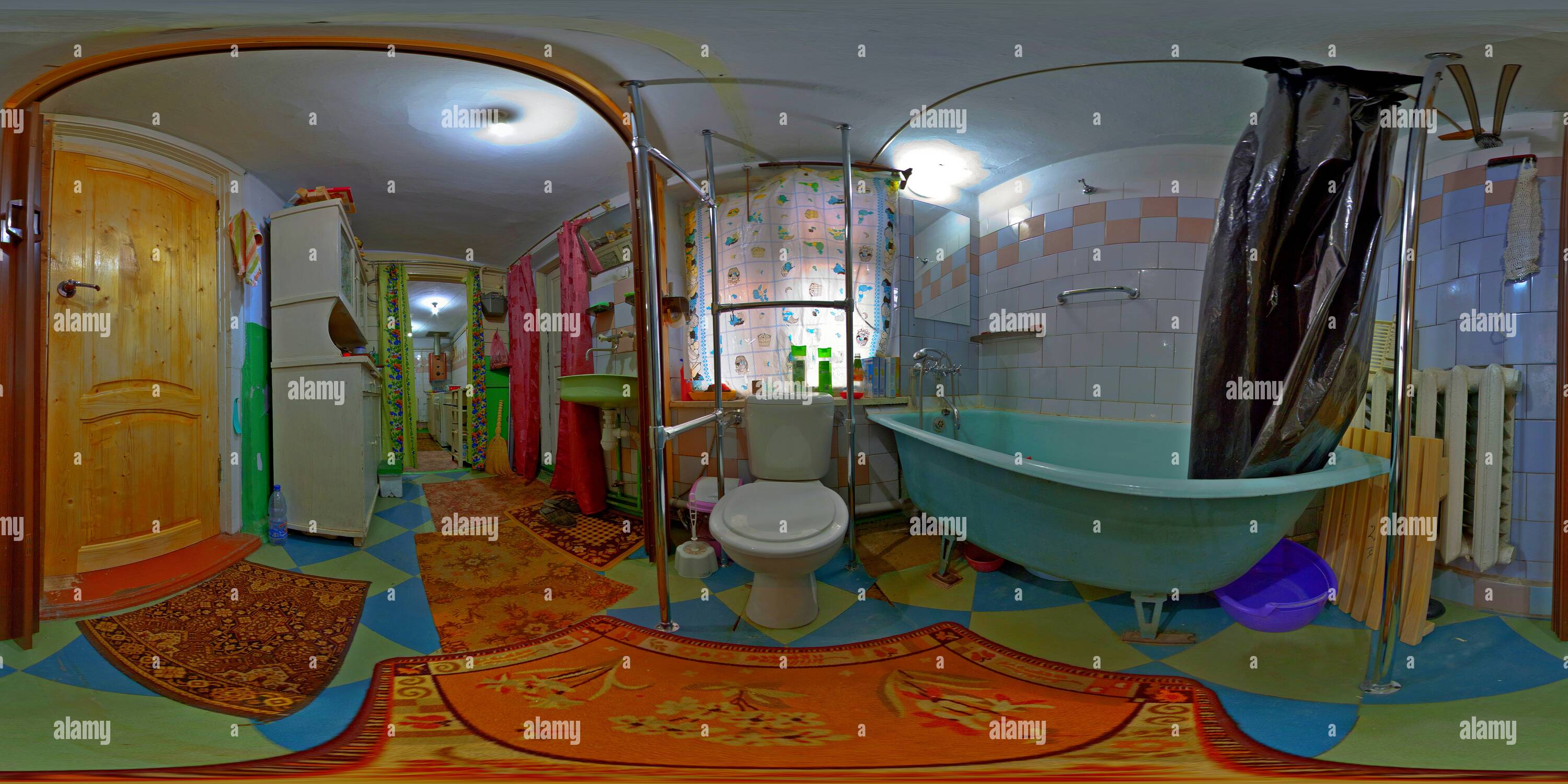 360° view of Toilet for invalid Alamy