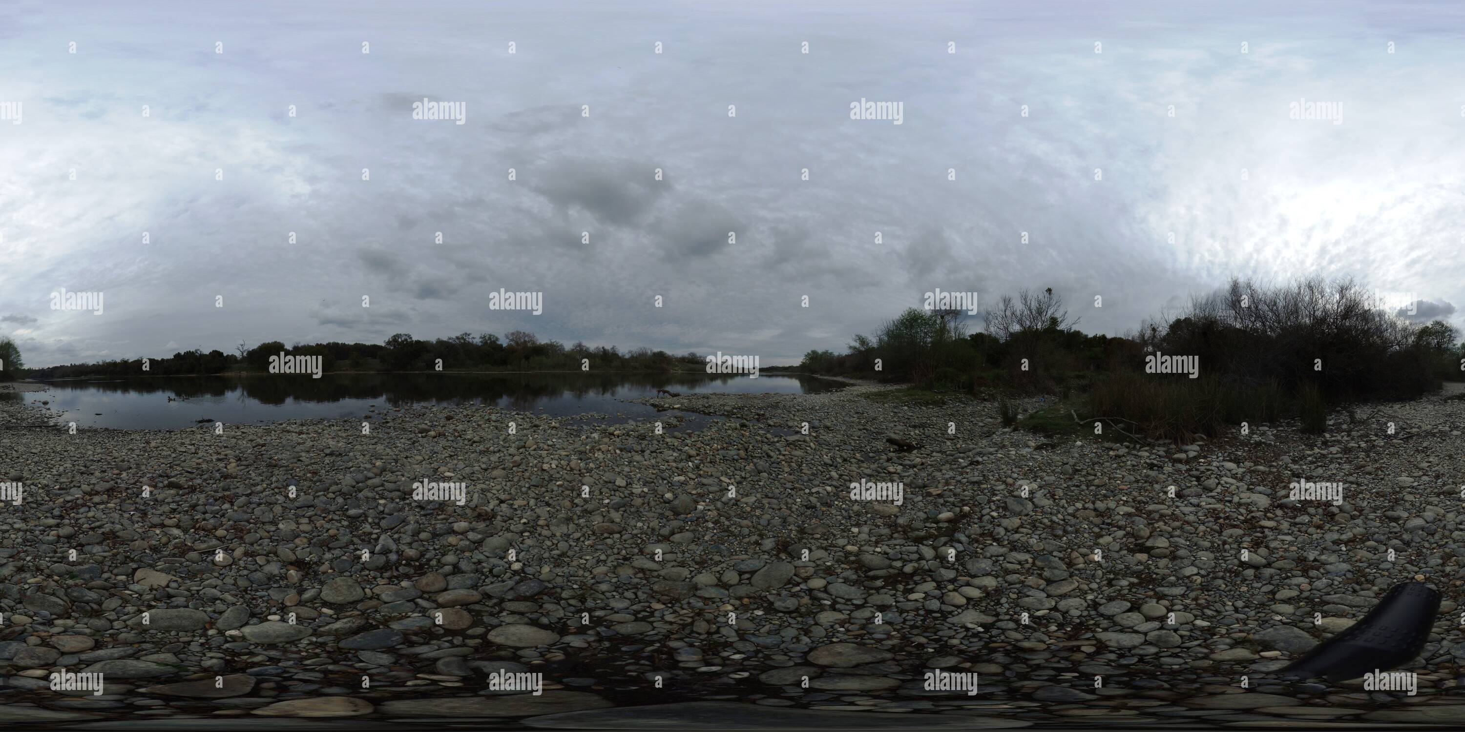 360° view of Another one by the river - Alamy