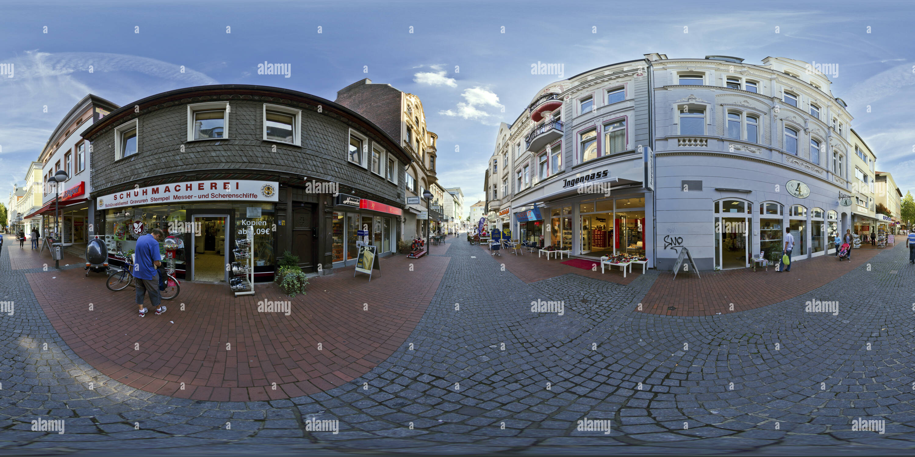 360° view of Dortmund Hörde AlfredTrappenStraße Alamy