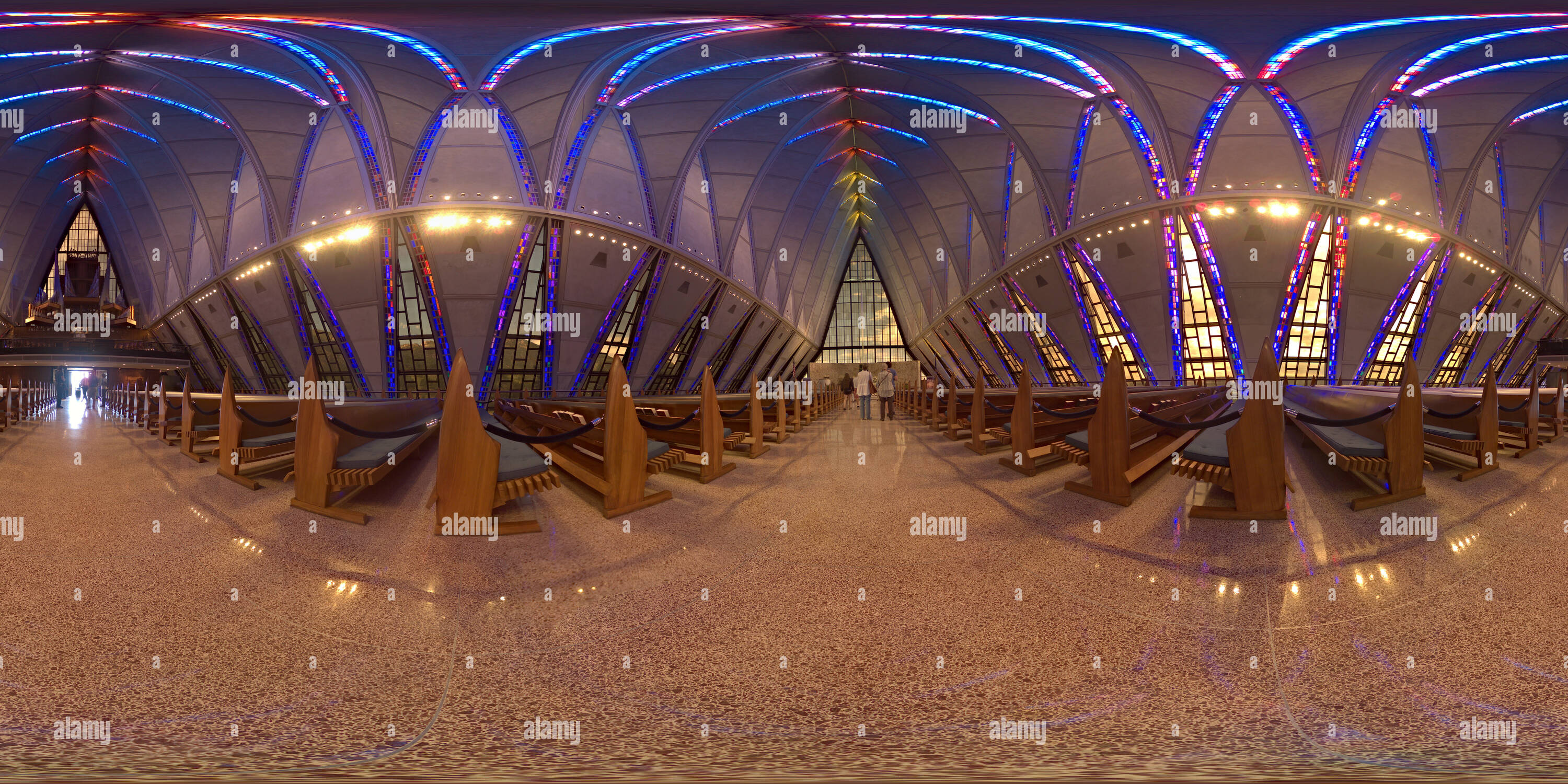 360° view of United States Air Force Academy Cadet Chapel - Alamy
