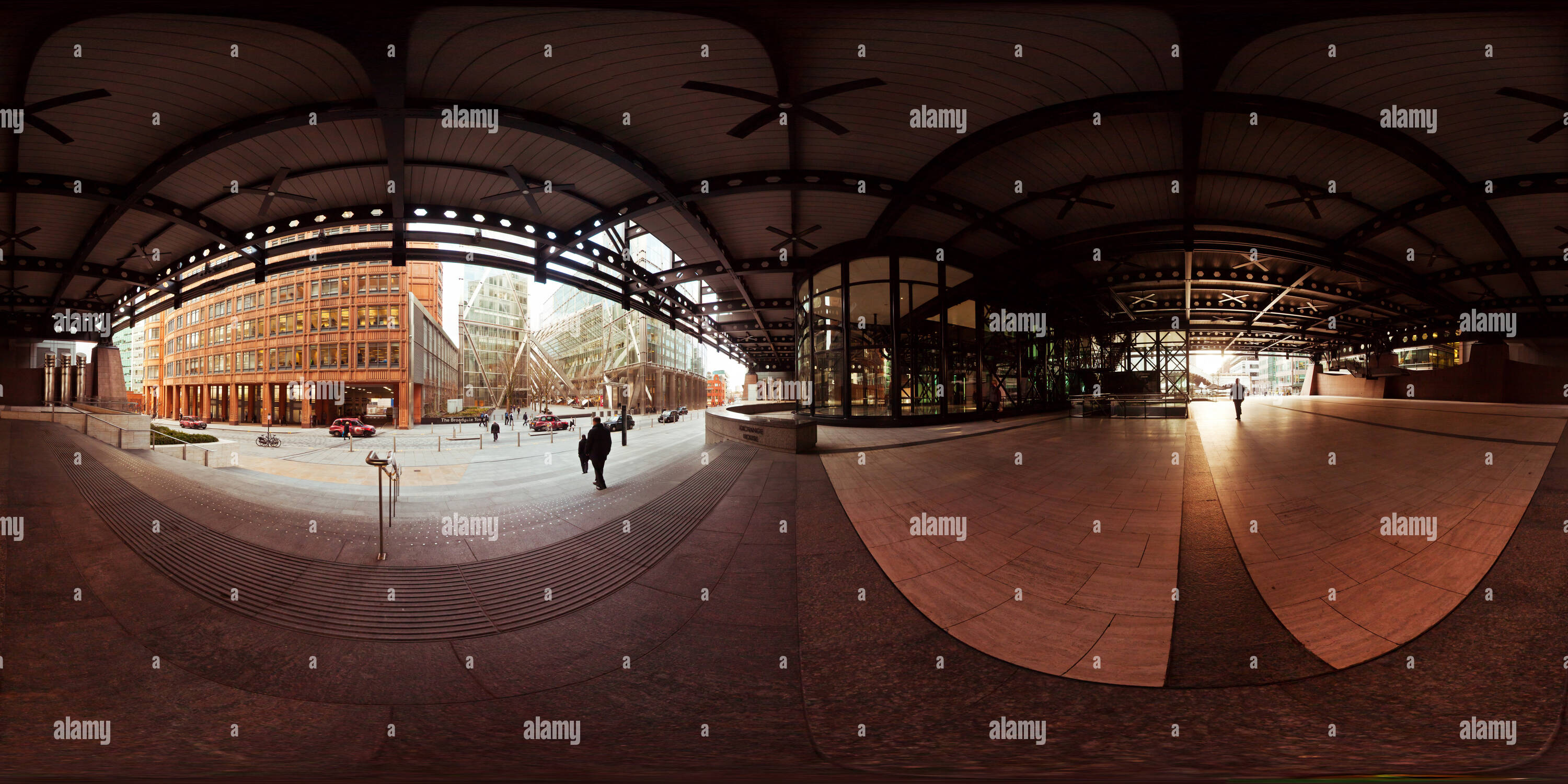 360° view of London, Primrose street Alamy