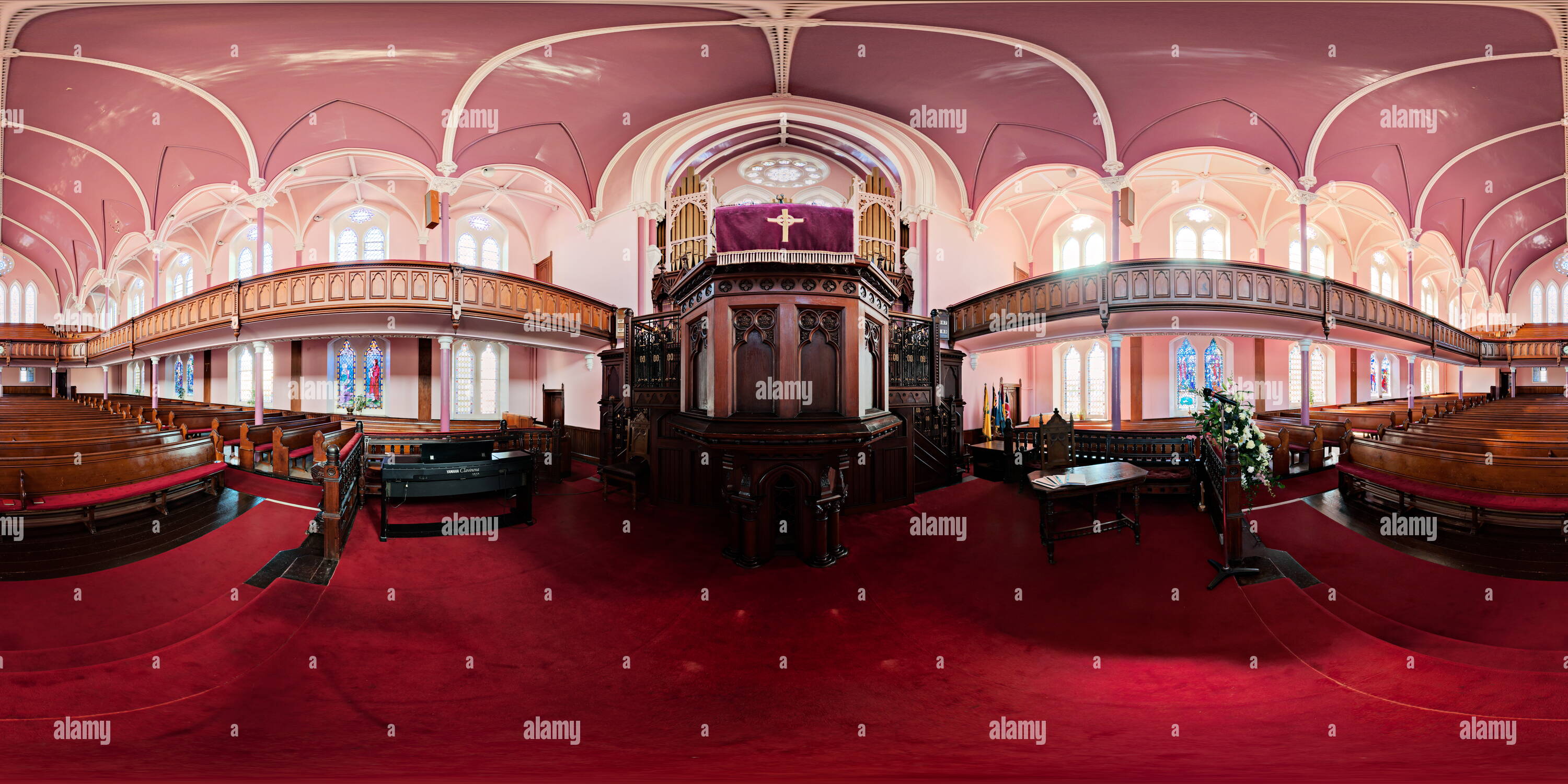 360° view of Under the Pulpit, St John's Church, Dunoon, Scotland Alamy