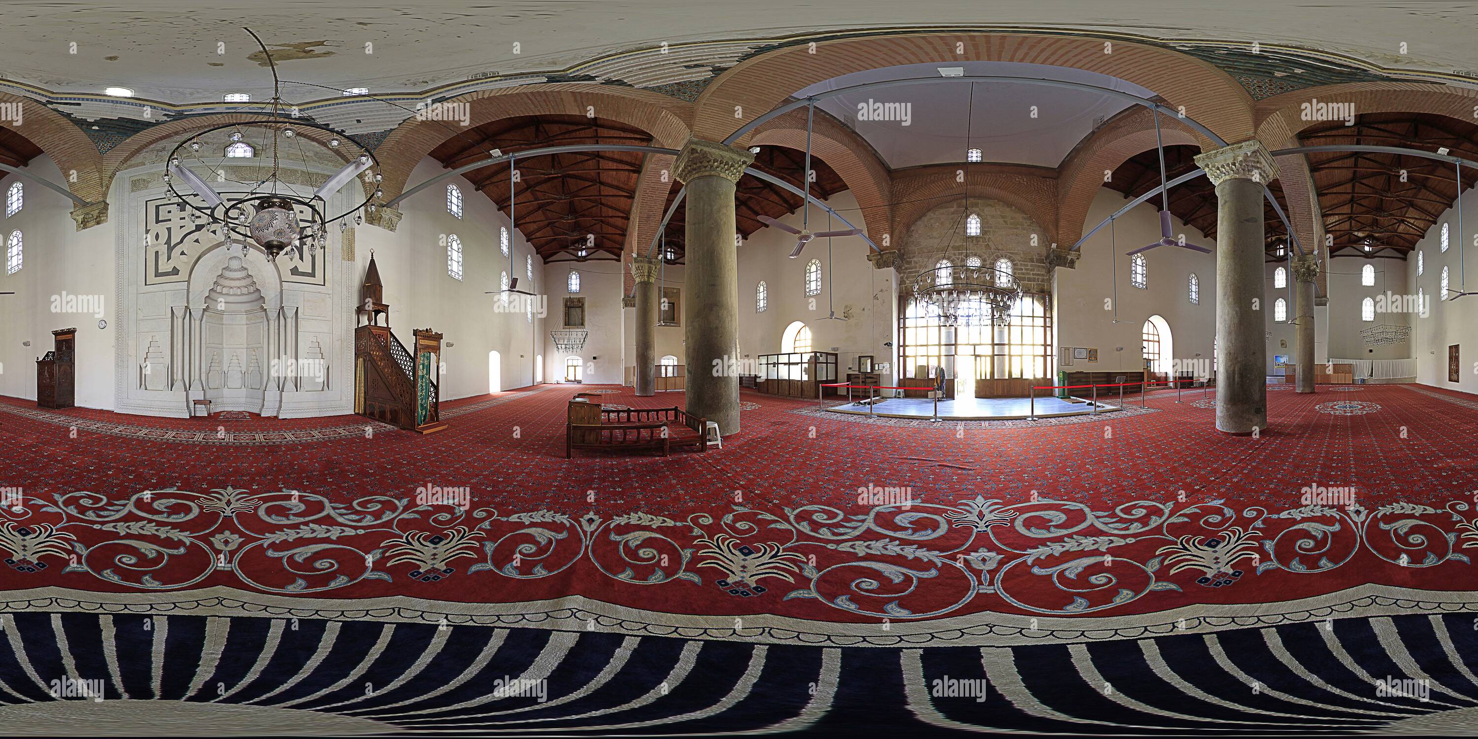 360° view of isa bey mosque-1 - Alamy