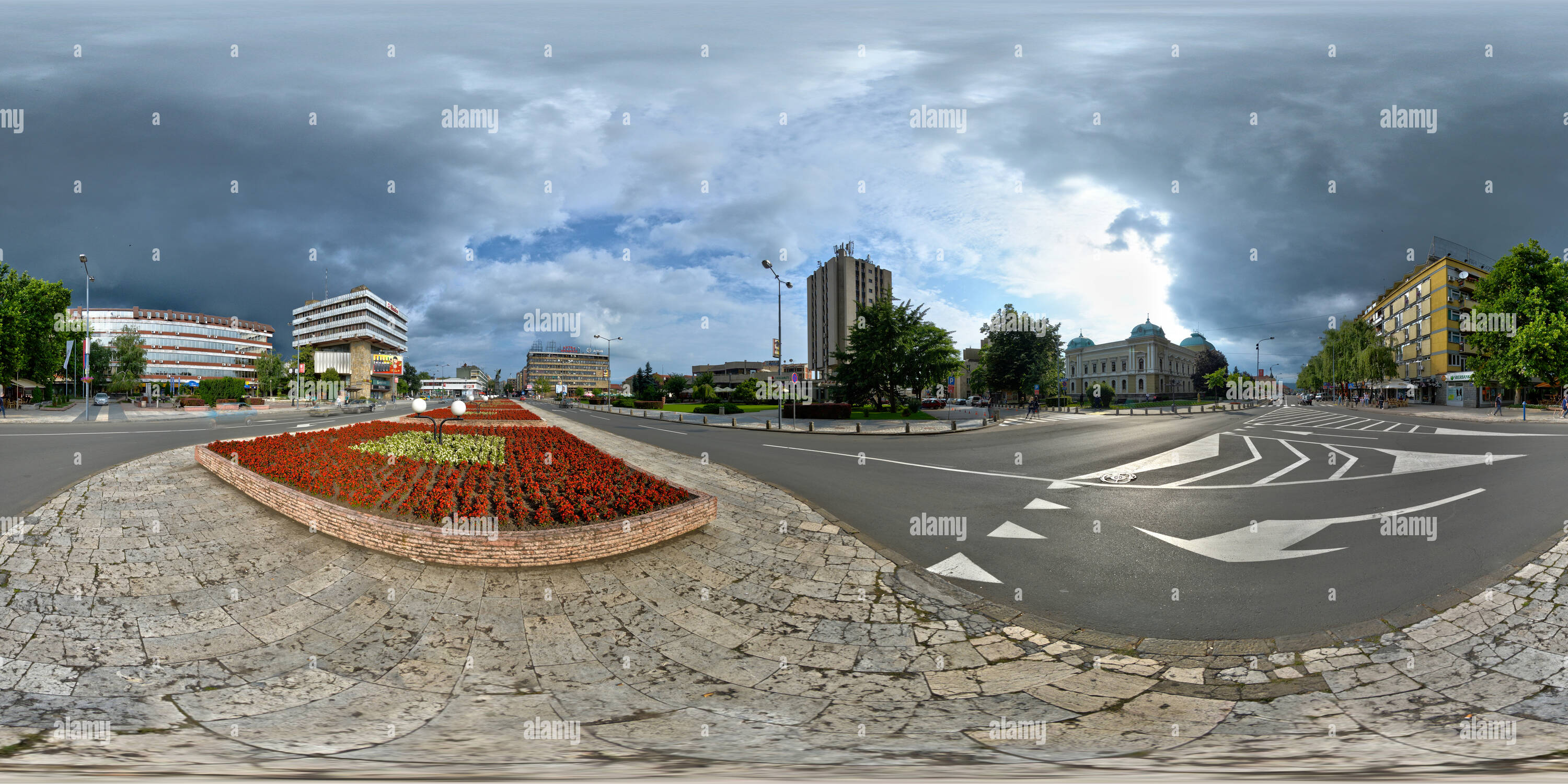 360° view of Krusevac [Kosovars square] - Alamy