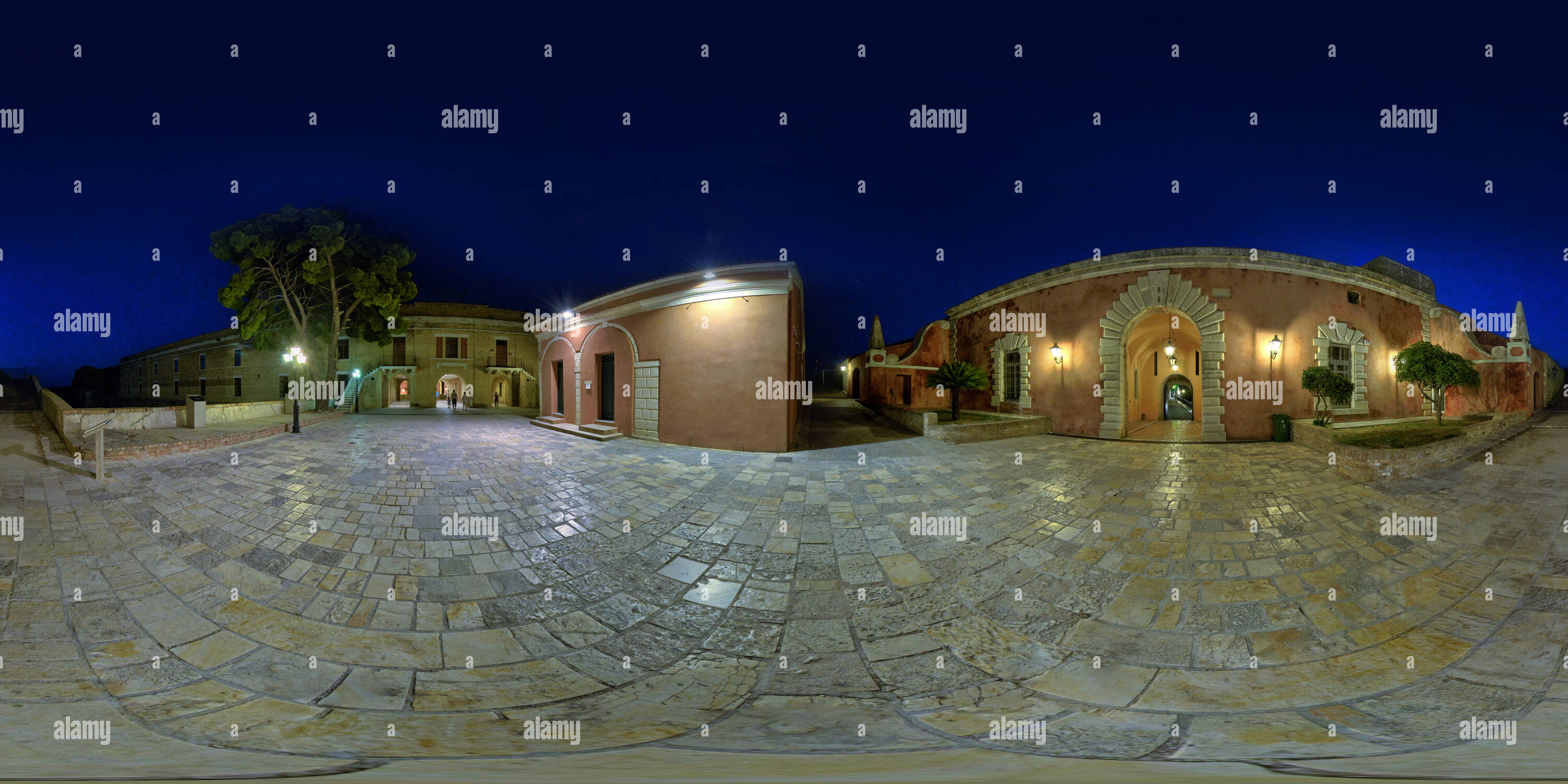 360° view of Old Fortress of Corfu Town Alamy