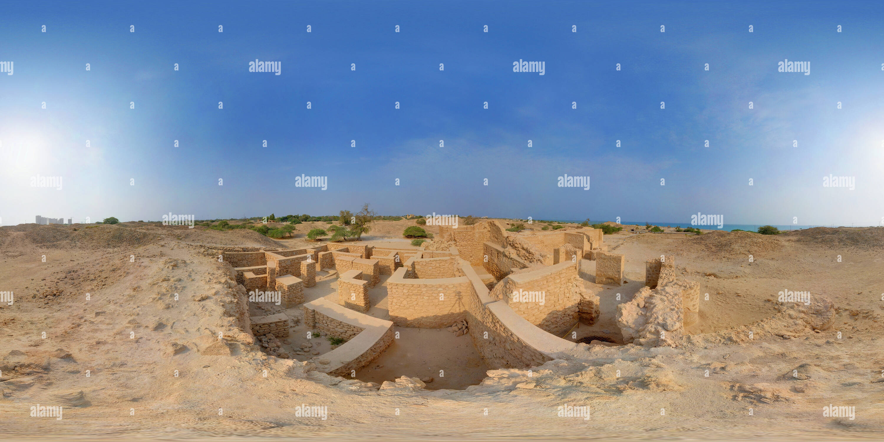 360° view of Kish Island Burnt City - Alamy