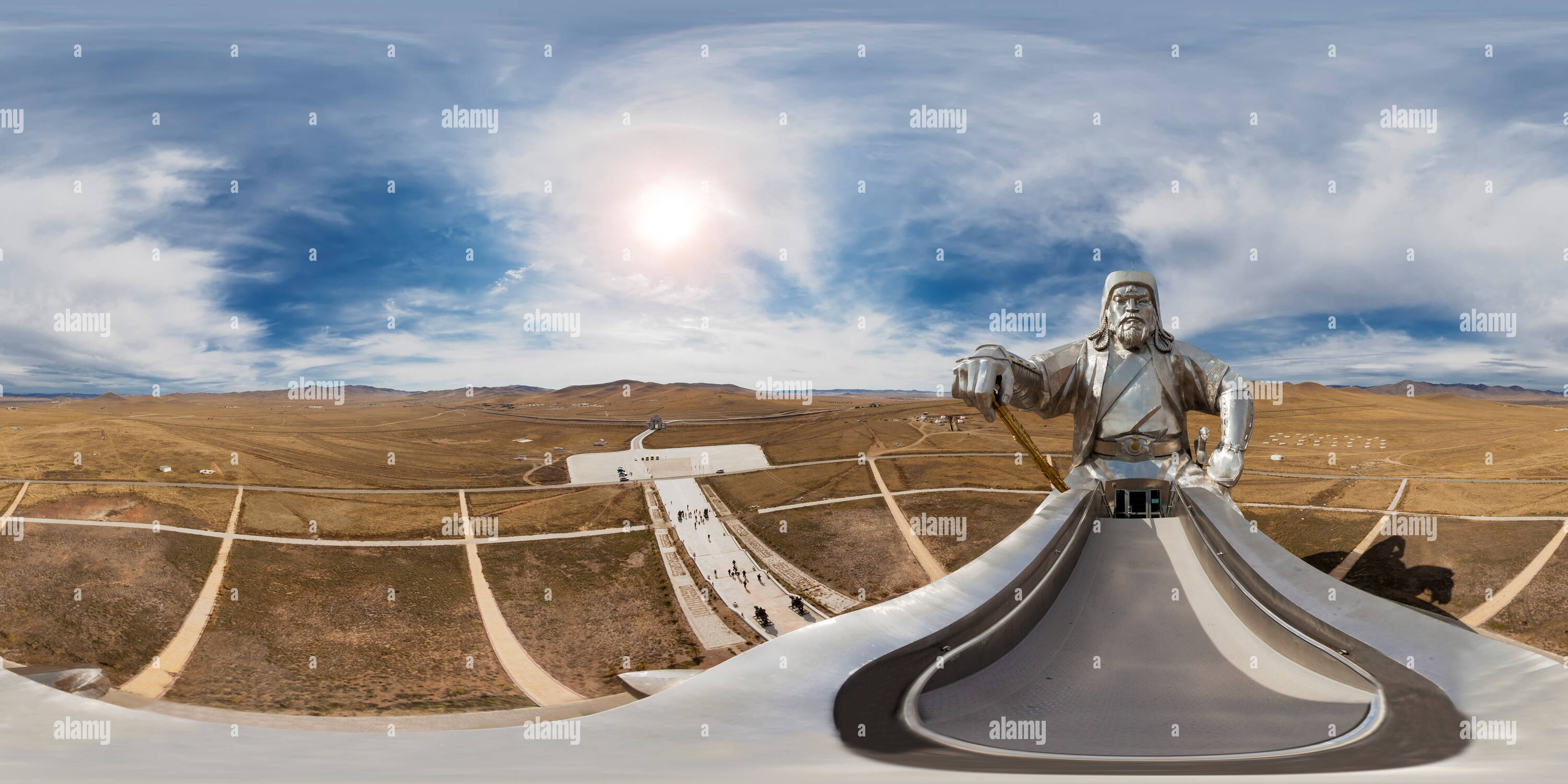 360° view of Genghis Khan Statue Complex in mongolia Alamy