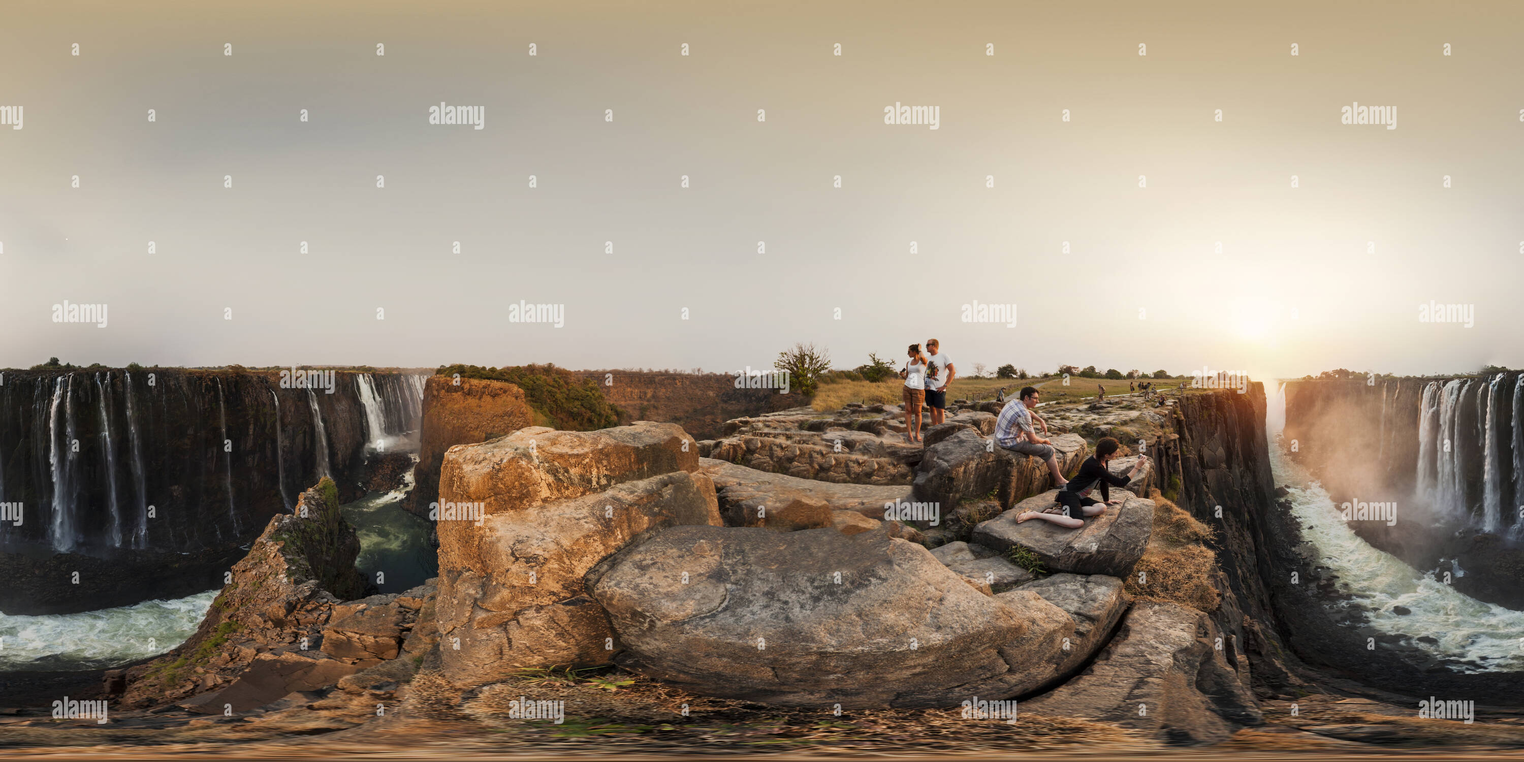 360 View Of Victoria Falls In Zimbabwe Side Alamy Victoria Falls In Zimbabwe Side PMY330