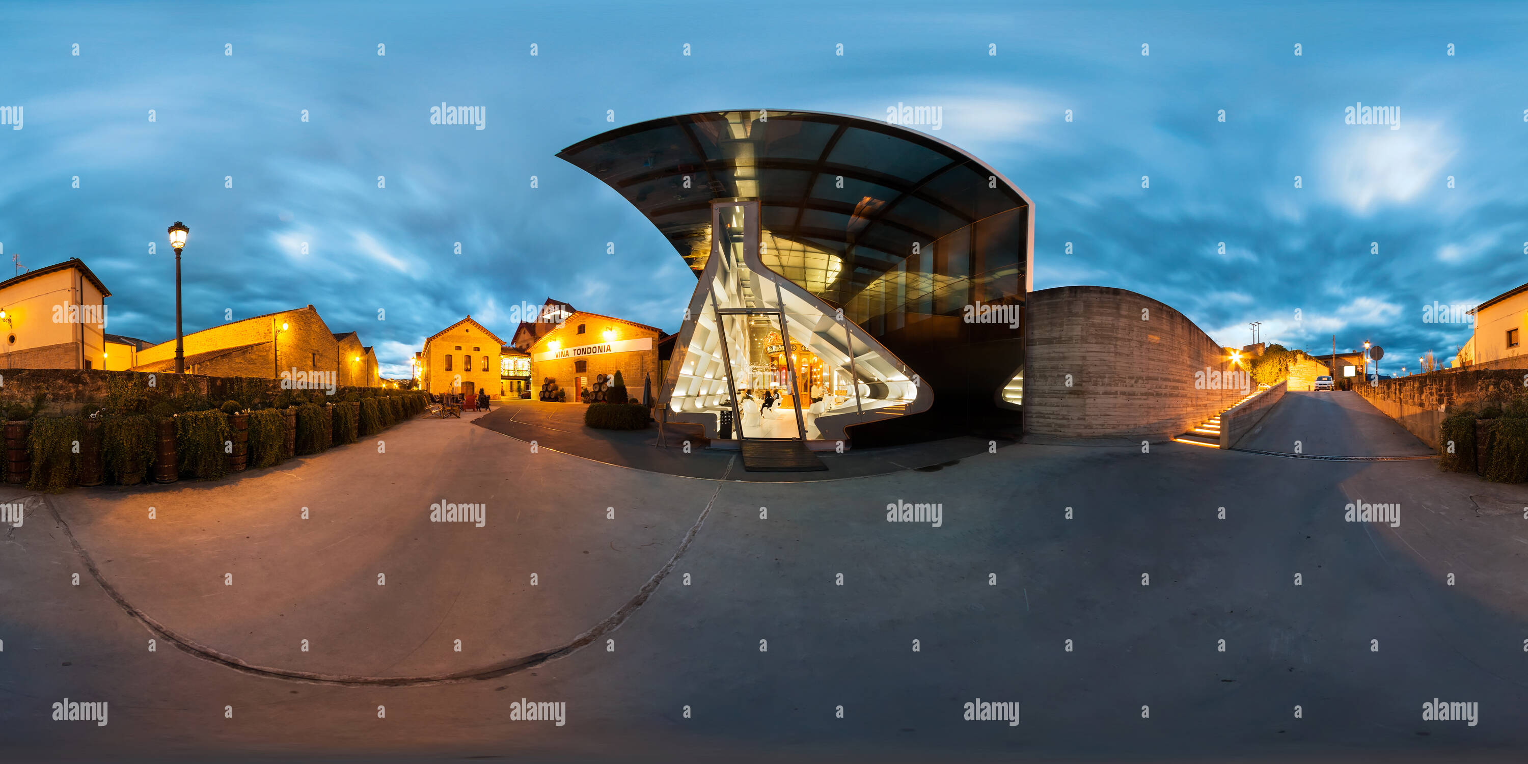 360° view of wine shop vina tondonia of zaha hadid in haro, la rioja, spain Alamy