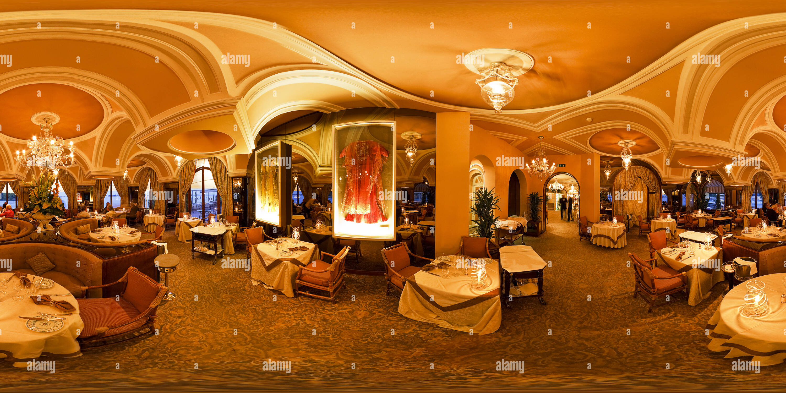 360 degree panoramic view of cipriani hotel. venice