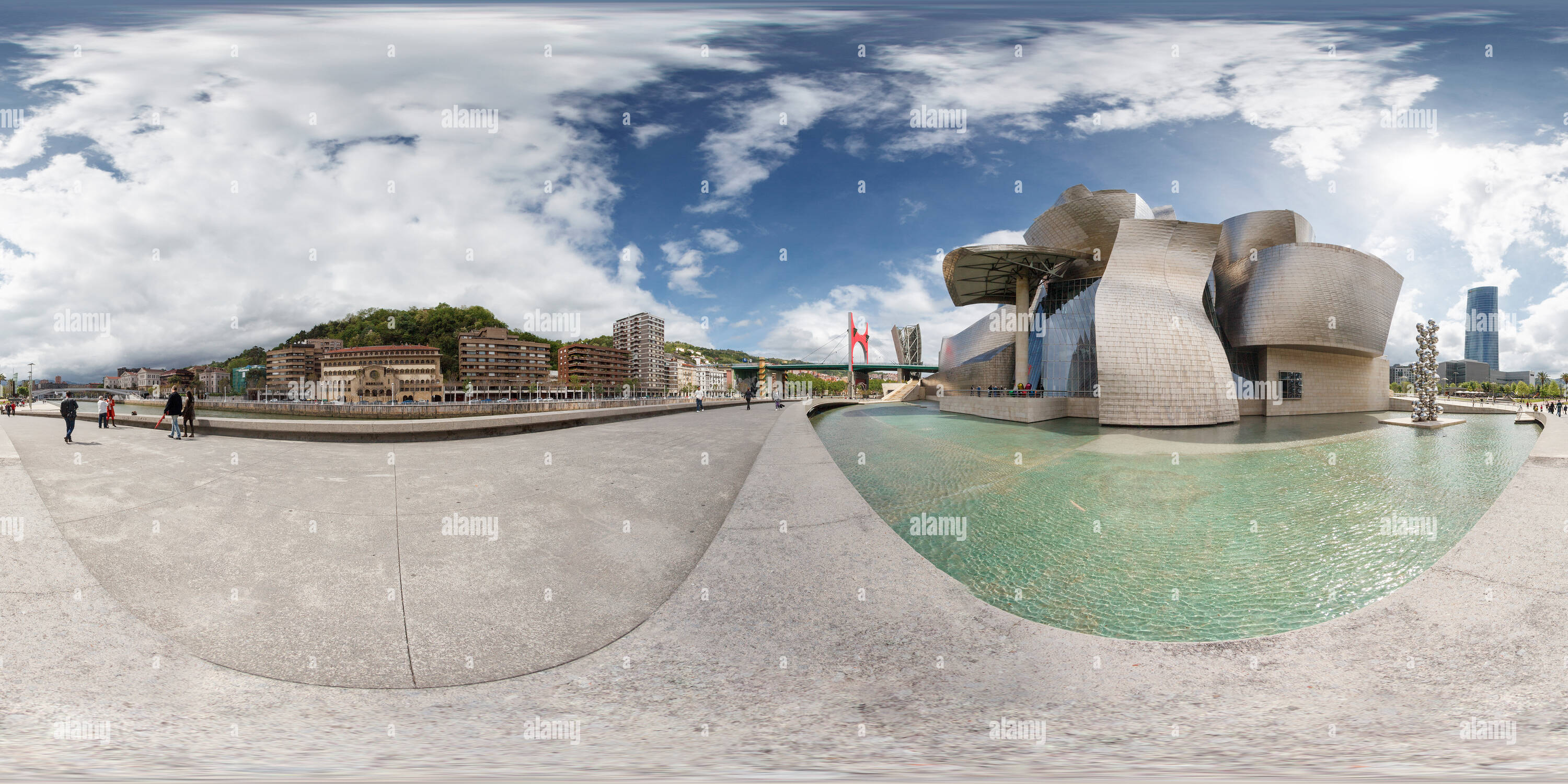 360° view of guggenheim bilbao, spain - Alamy