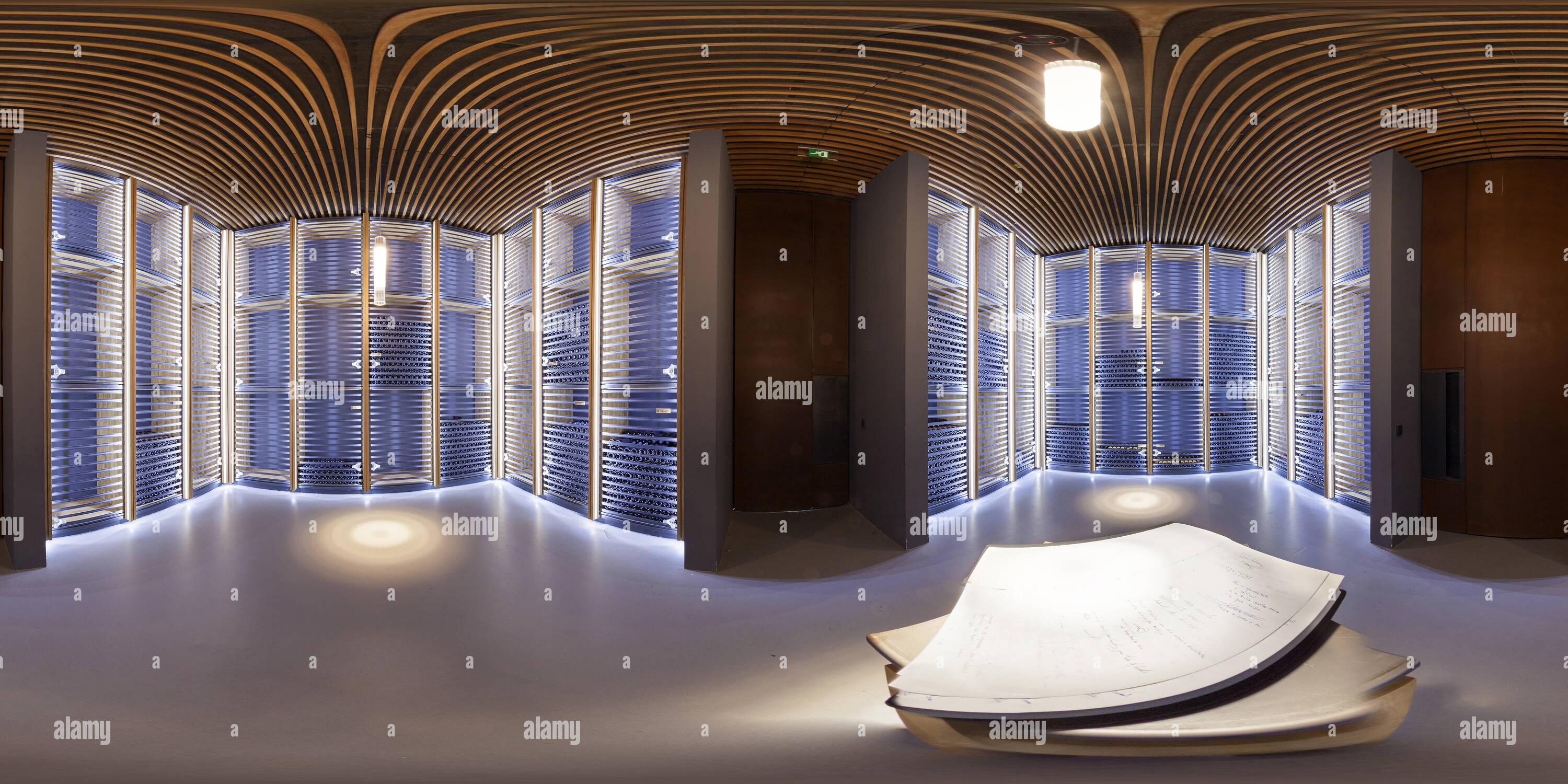 360° view of portia wine cellar by norman foster. gumiel de izan