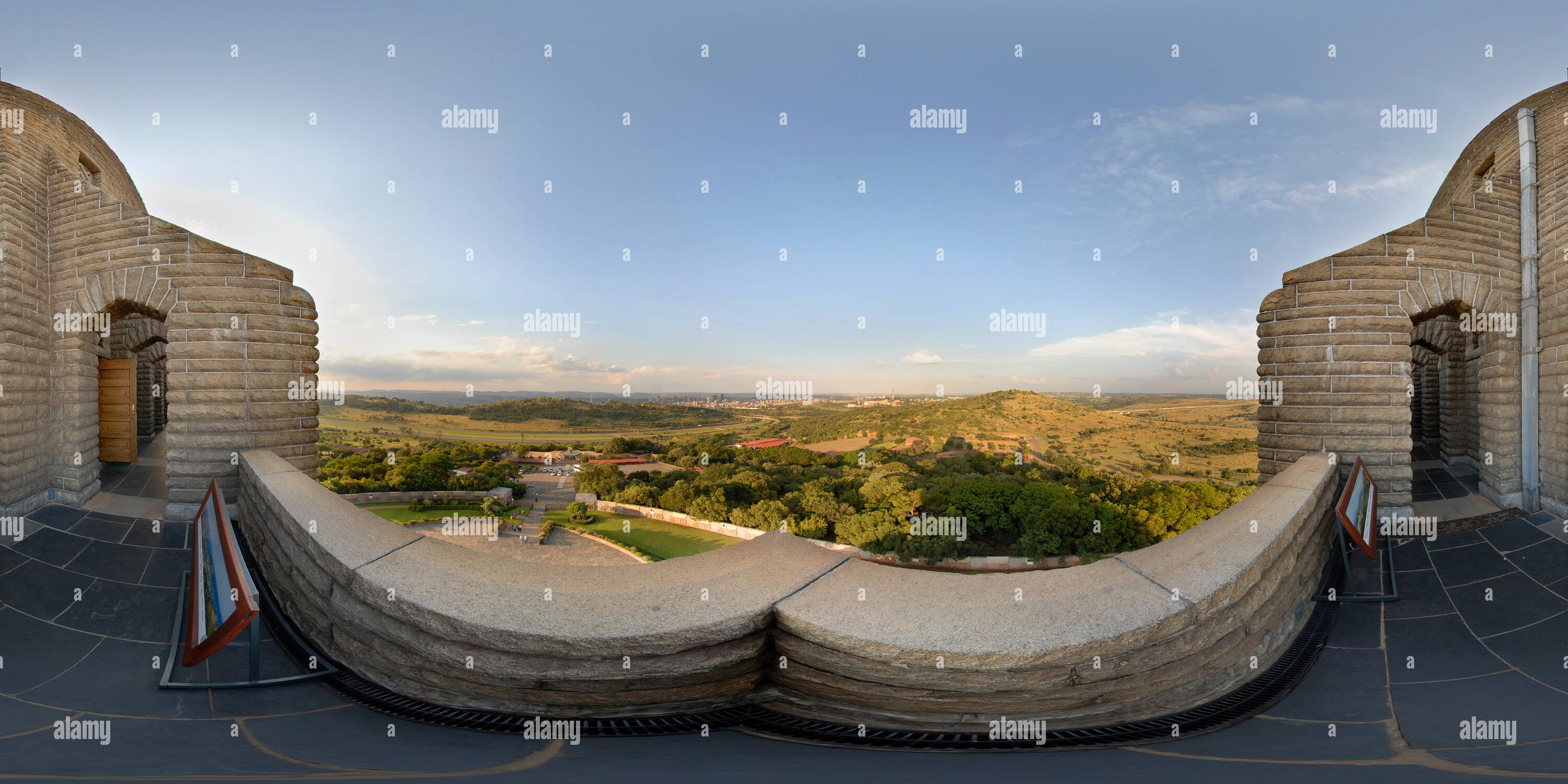 360 degree panoramic view of View from the Voortrekker Monument, Pretoria