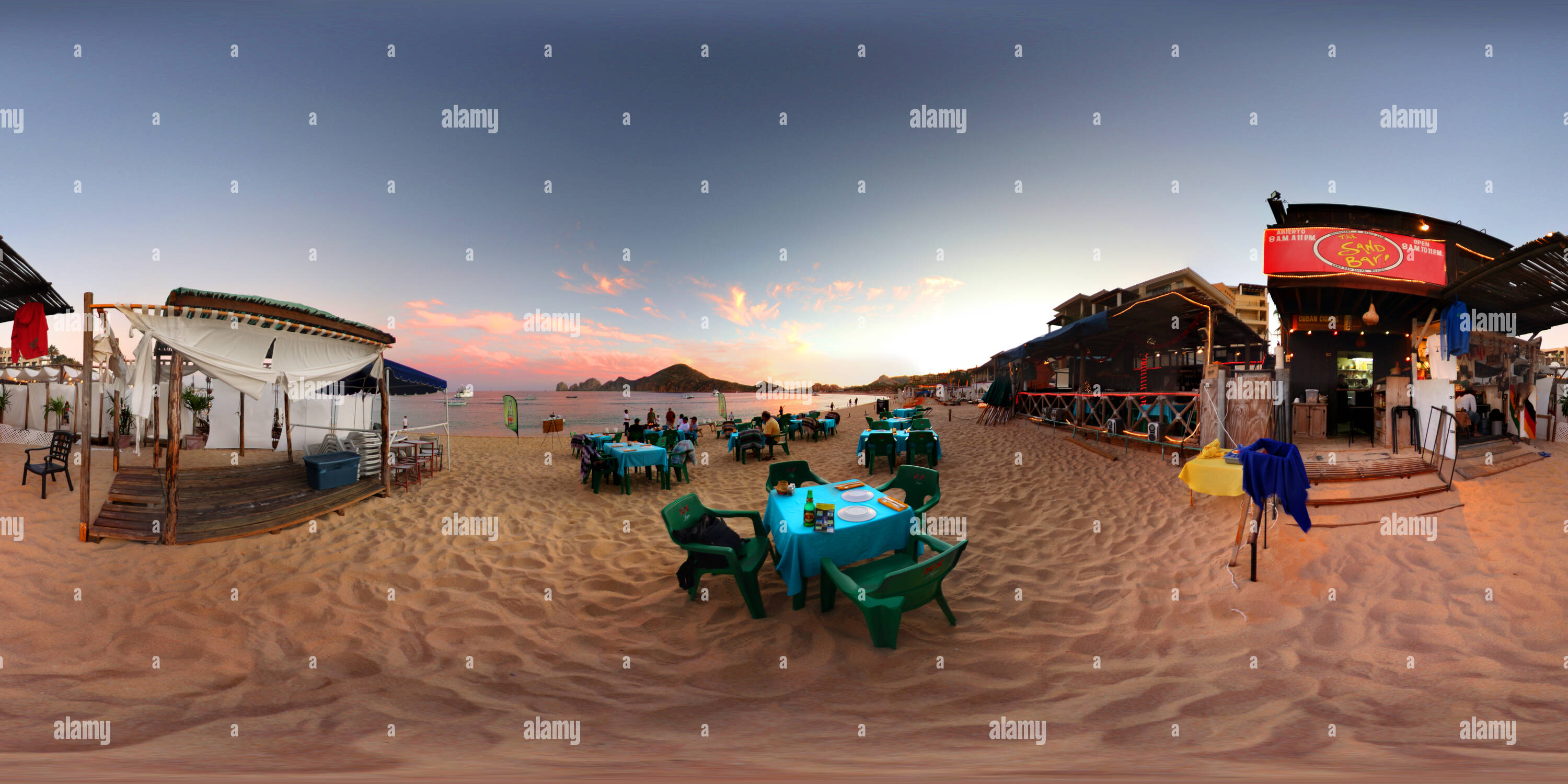 360° view of Los Cabos, Playa Medano Beach - Alamy