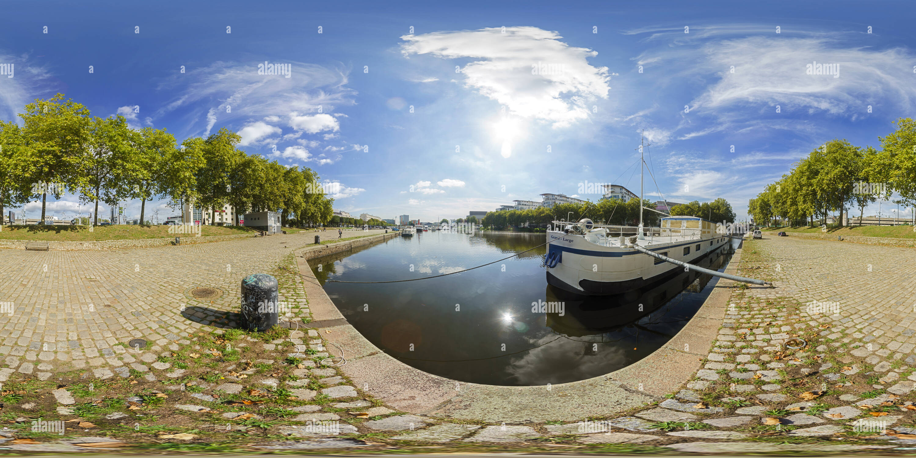 360° view of Quai Malakoff, Nantes Alamy