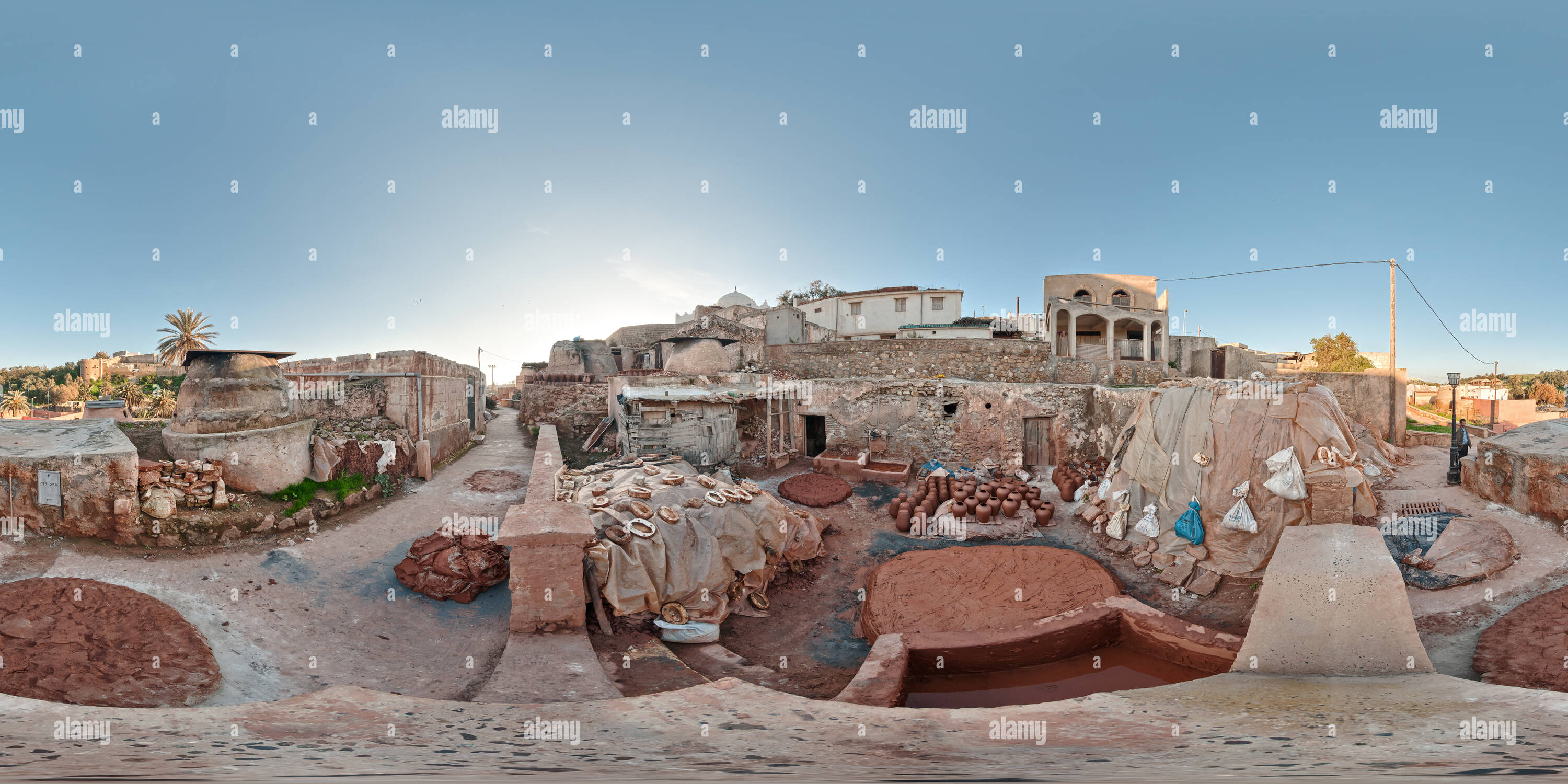 360° view of The potters quarter in Safi, Morocco Alamy
