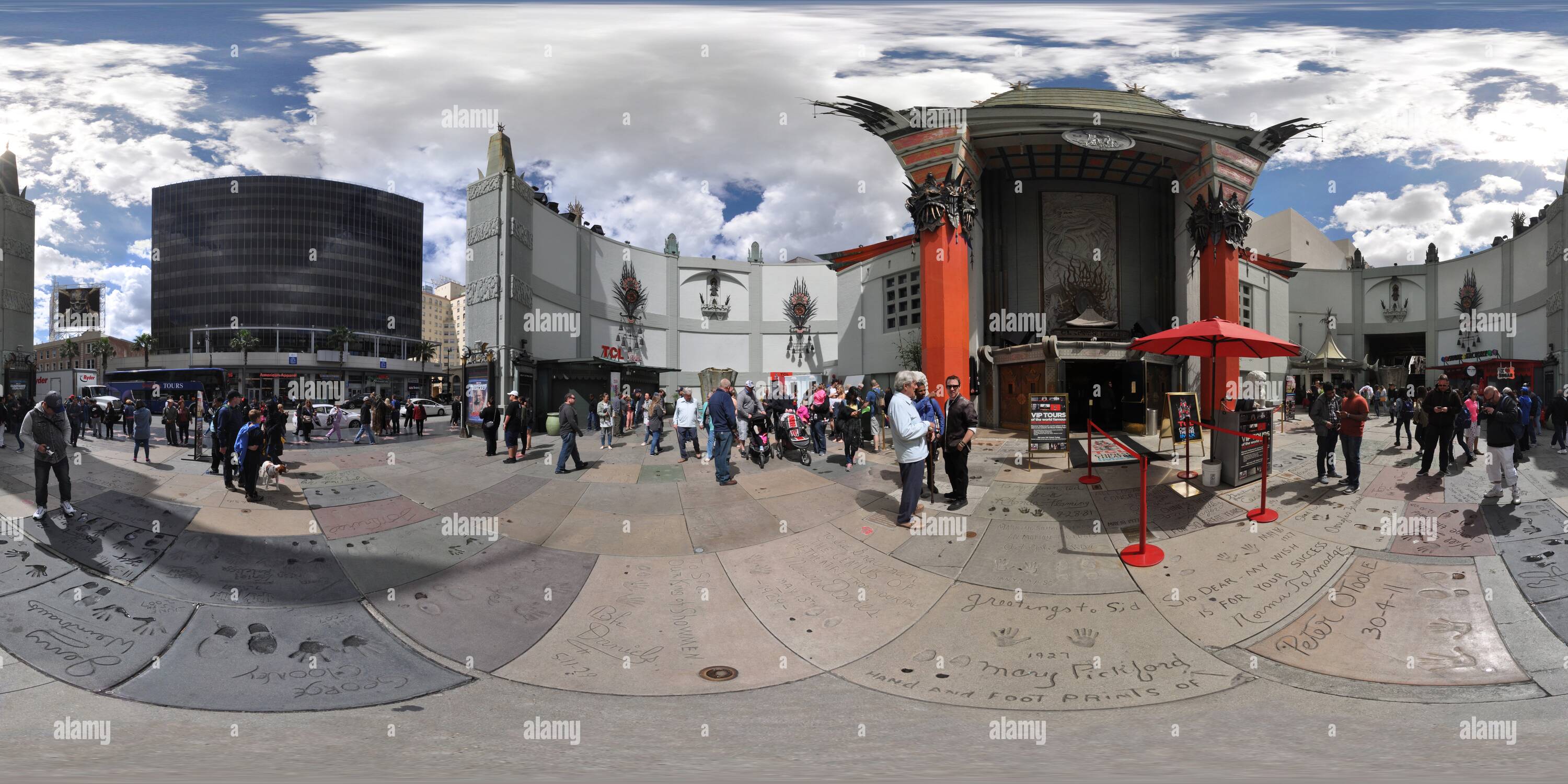 360° view of TCL Chinese Theatre 2, Hollywood, Los Angeles, California ...