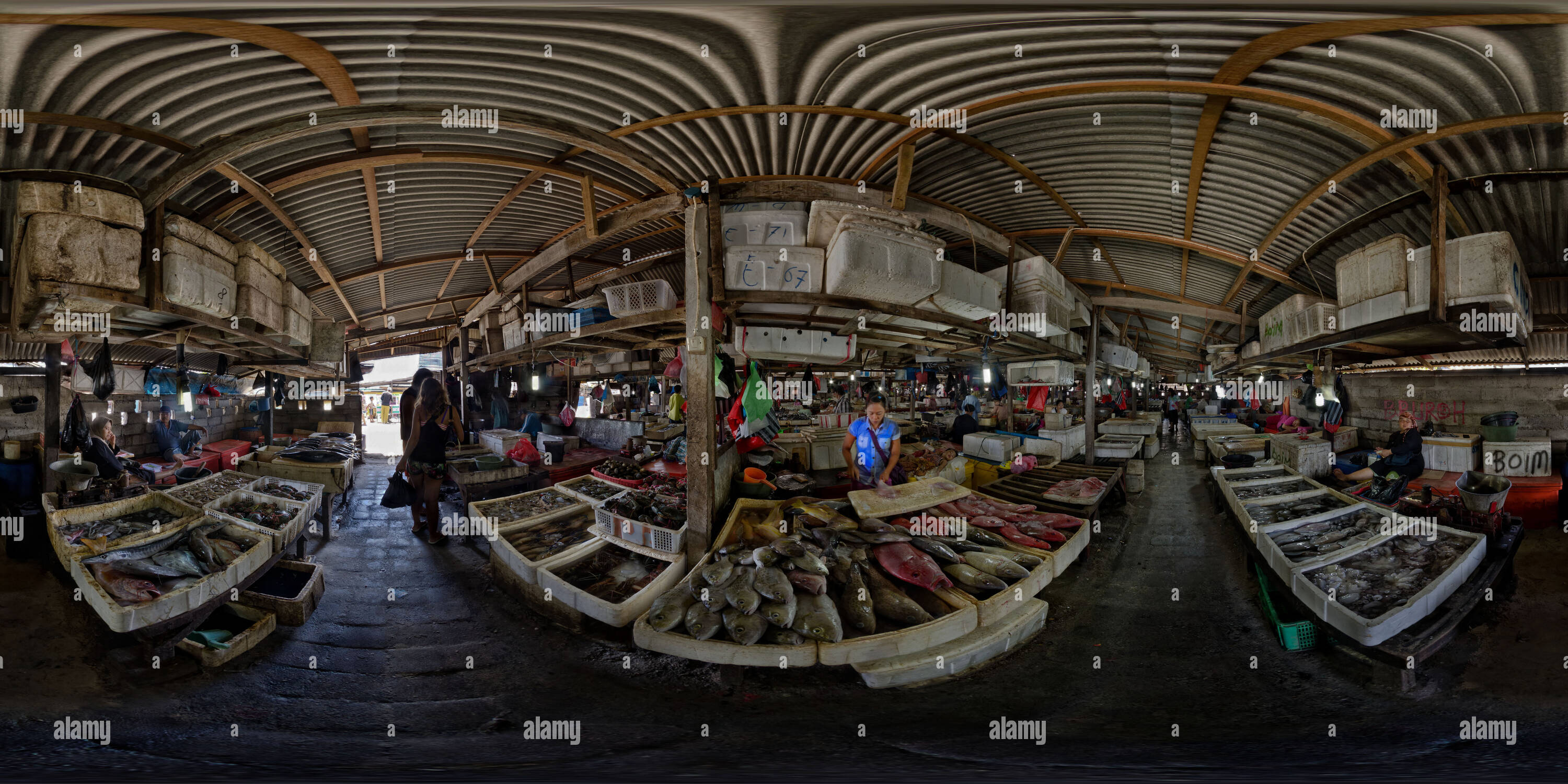 Jimbaran Fish Market Stock Photos & Jimbaran Fish Market Stock Images