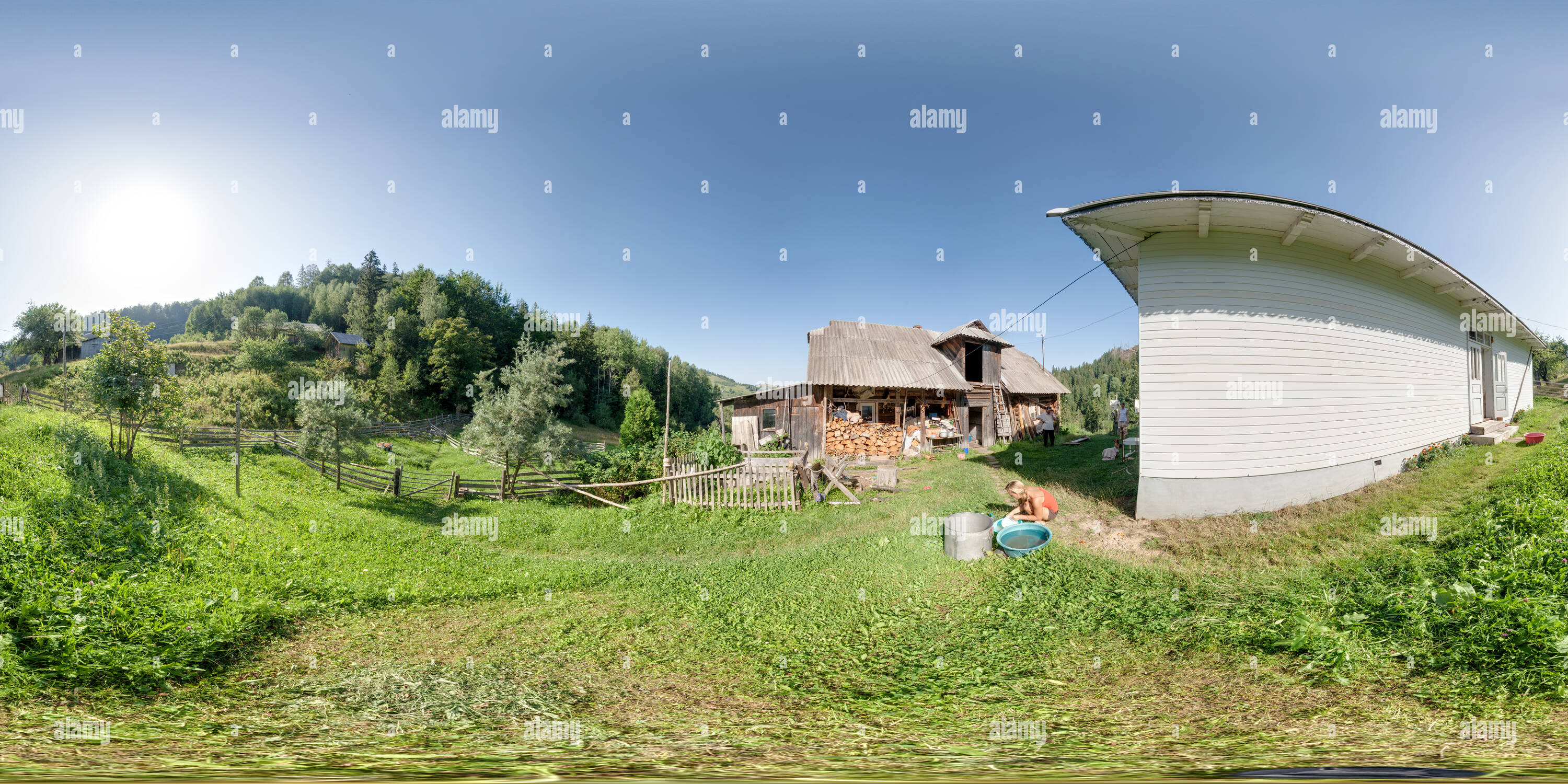 360° view of Bukovets. Imhatyy. Yard 1 - Alamy