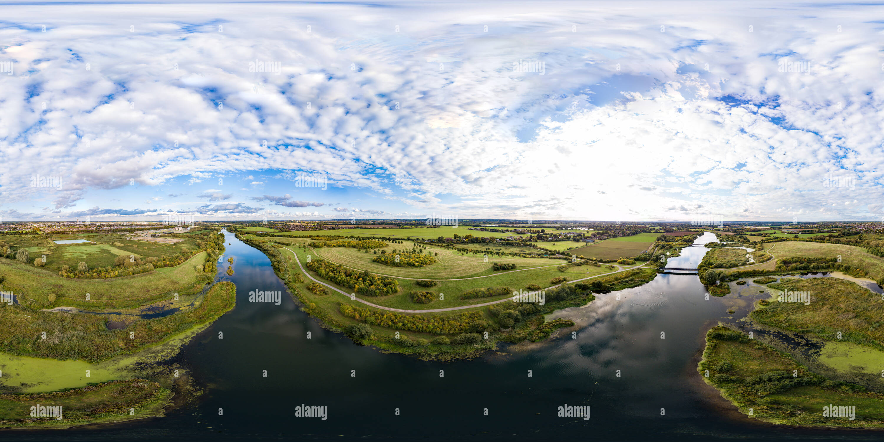 360° view of Jubilee River, Slough Alamy