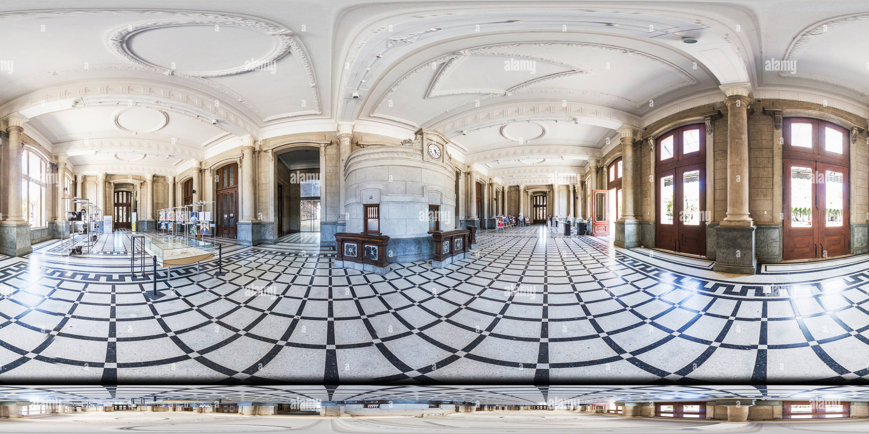 360 degree panoramic view of Sala Exposiciones Estacion Belgrano Santa Fe Ph Marcelo Botta