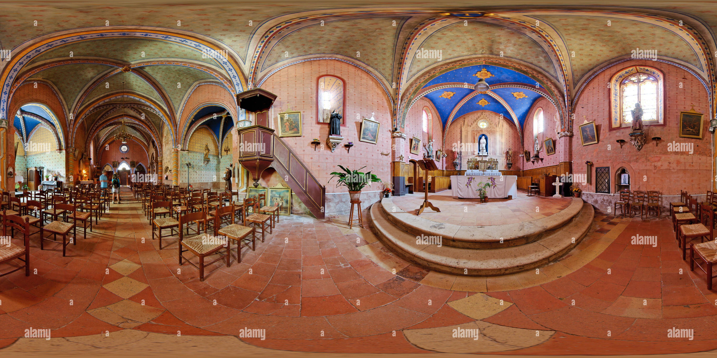 360° view of Chœur de l'église de SaintAntoinesurl'Arrats France