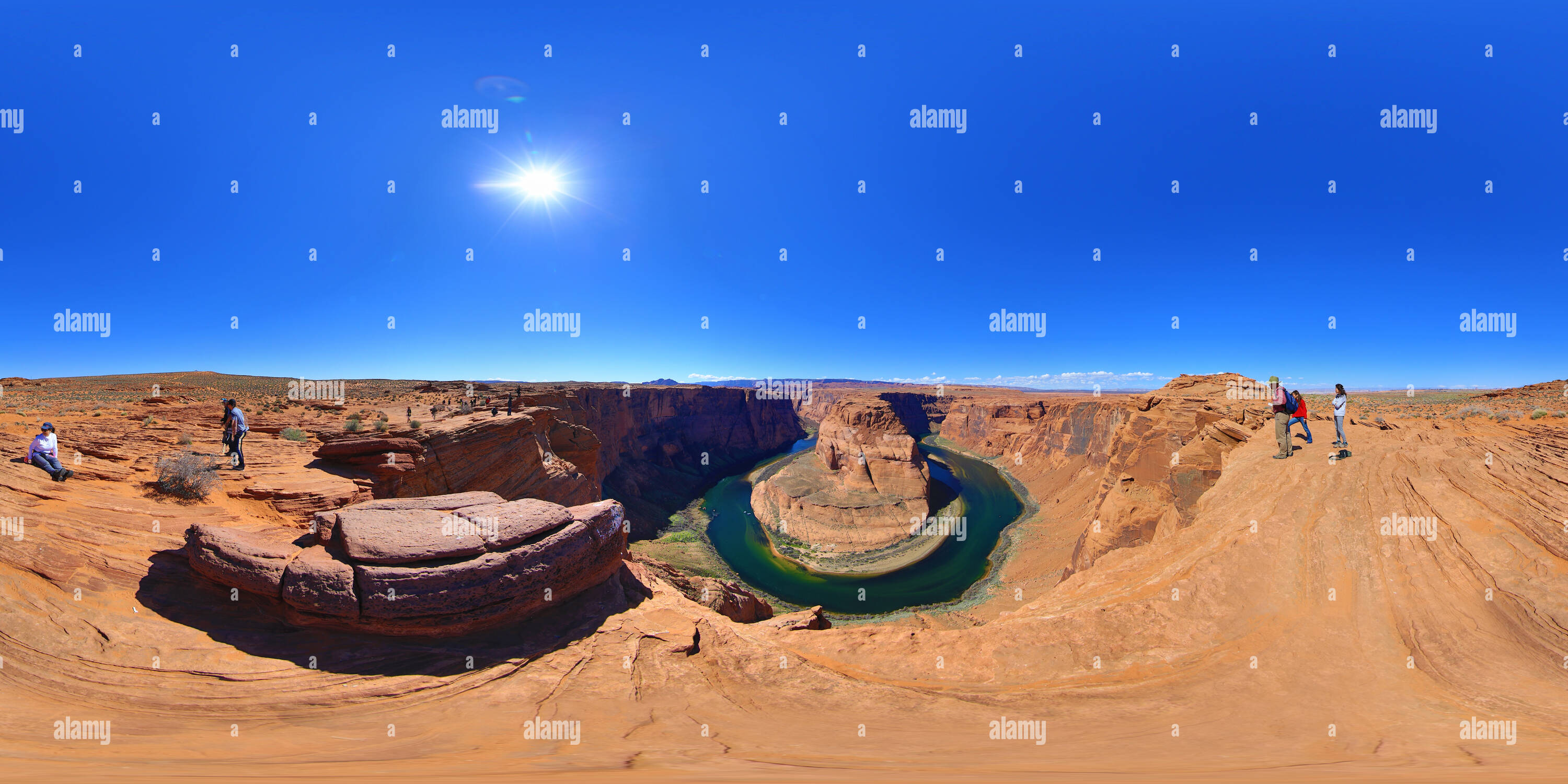 360° view of Horse Shoe Bend Alamy