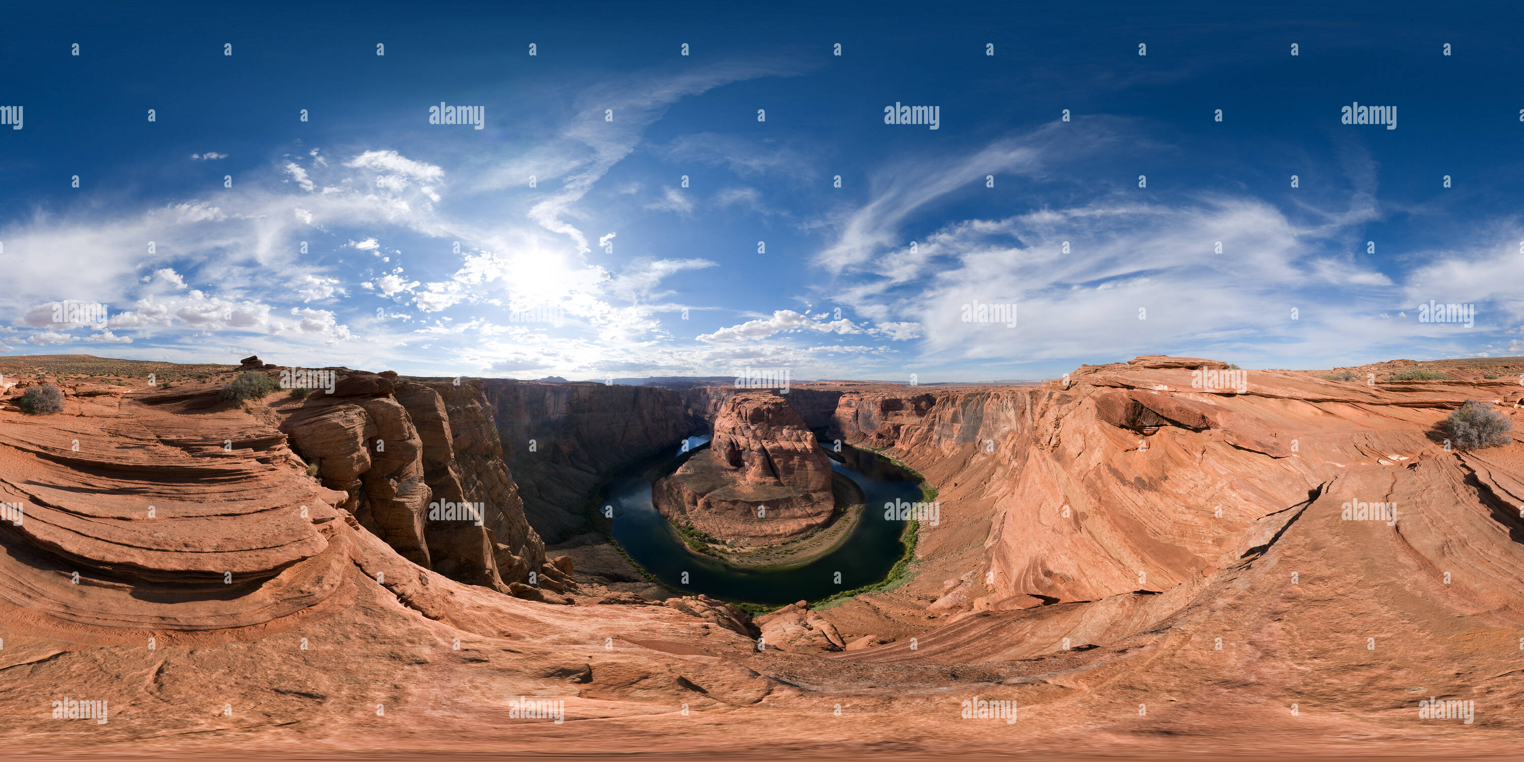 360 View Of Horseshoe Bend Near Page Arizona 9799 Alamy   Horseshoe Bend Near Page Arizona 9799 PN0P66 