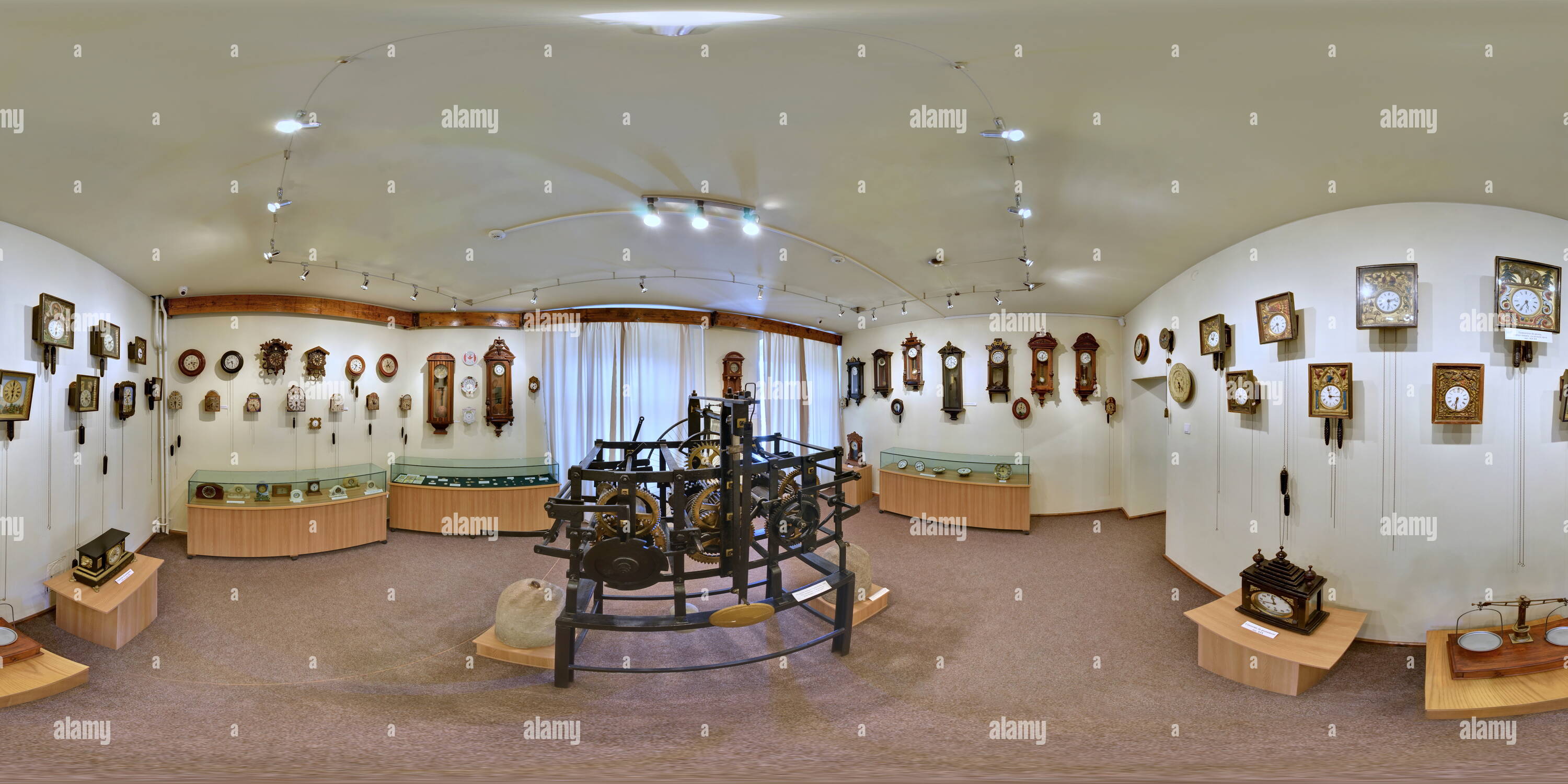 360° view of „Clock and Time” permanent exhibition, Maramures History ...