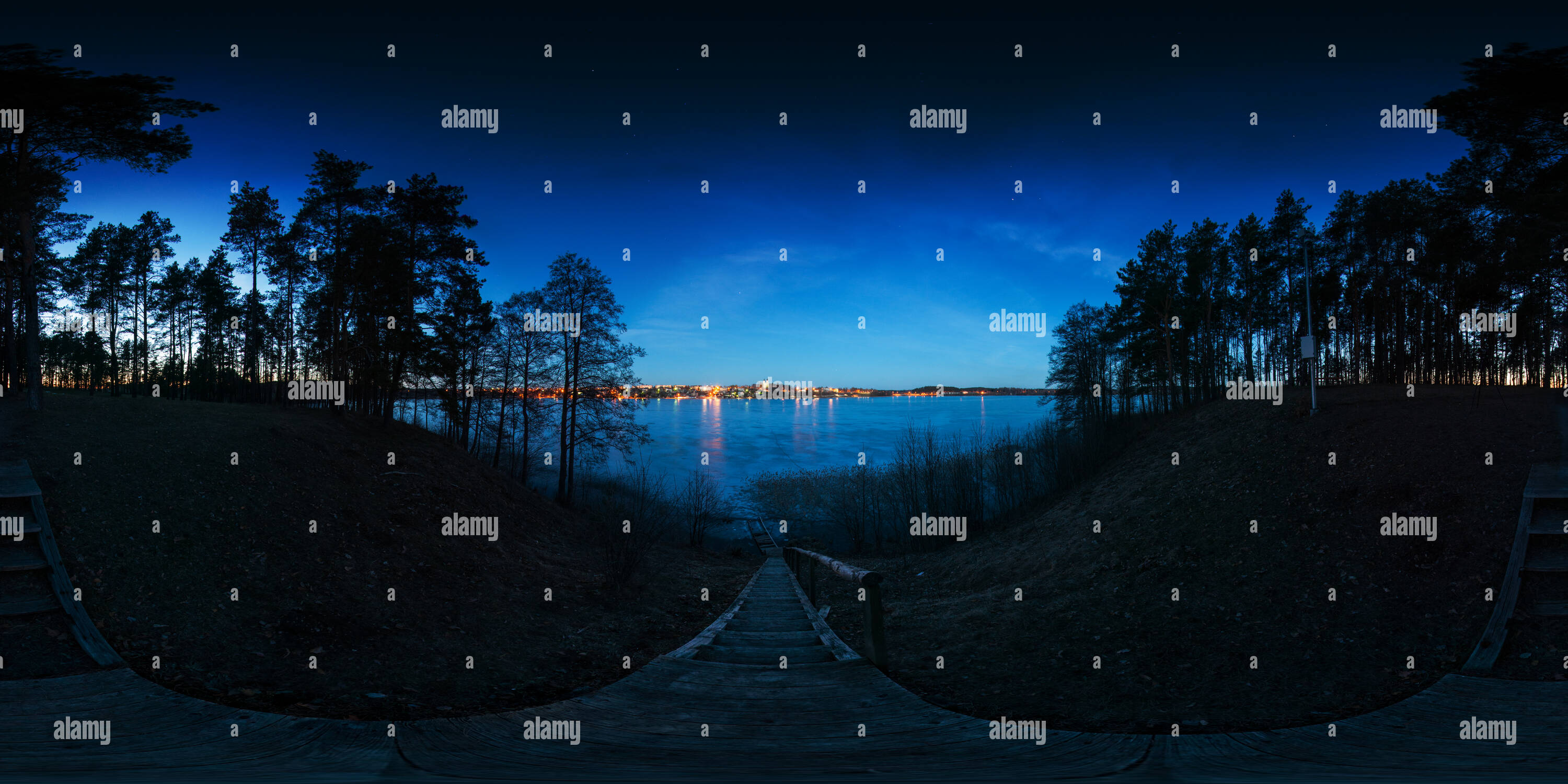 360° view of Zarasai, Zarasas Island - Alamy