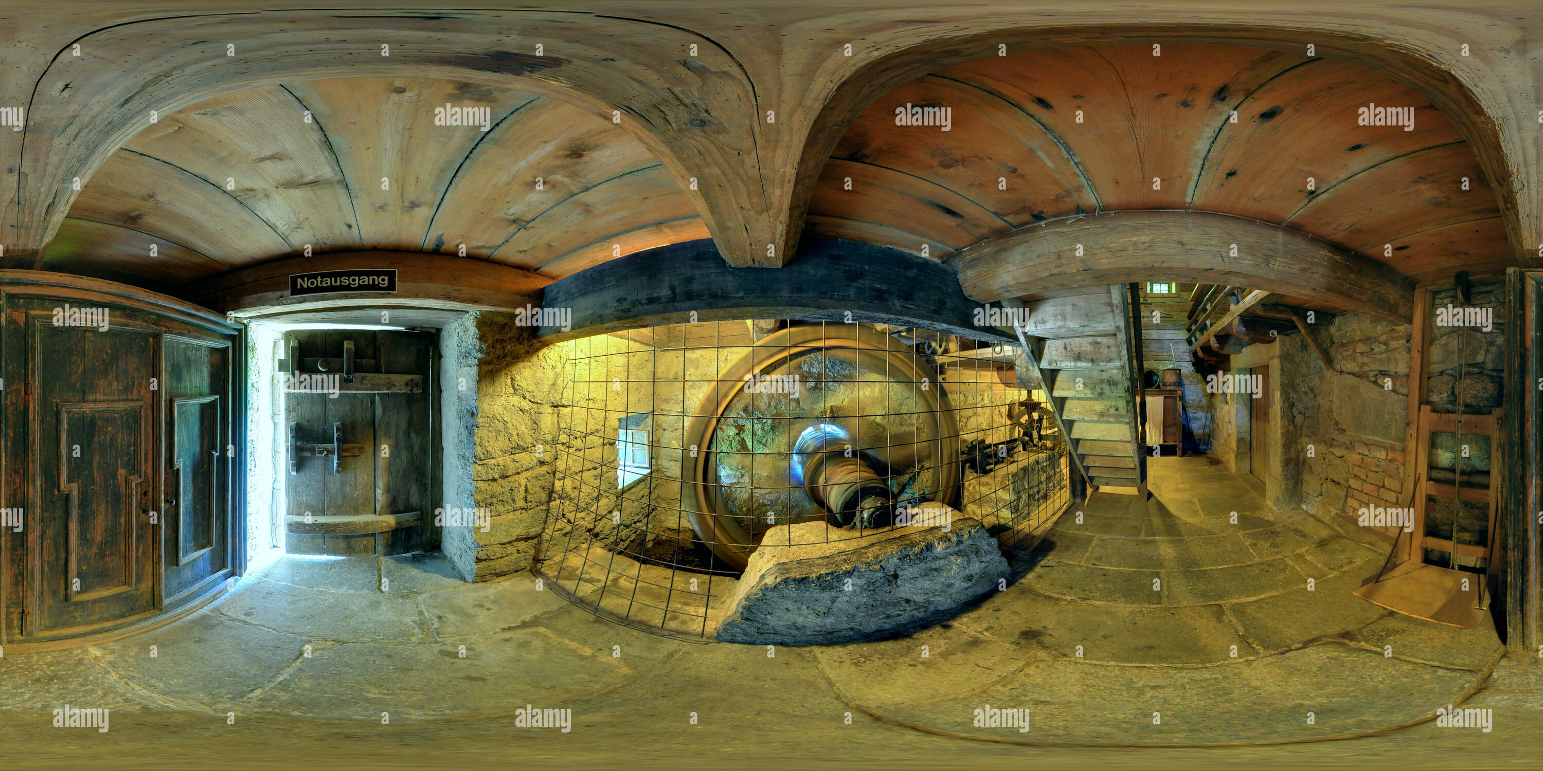 360° view of Museums Dorf Rothau Mühle Alamy