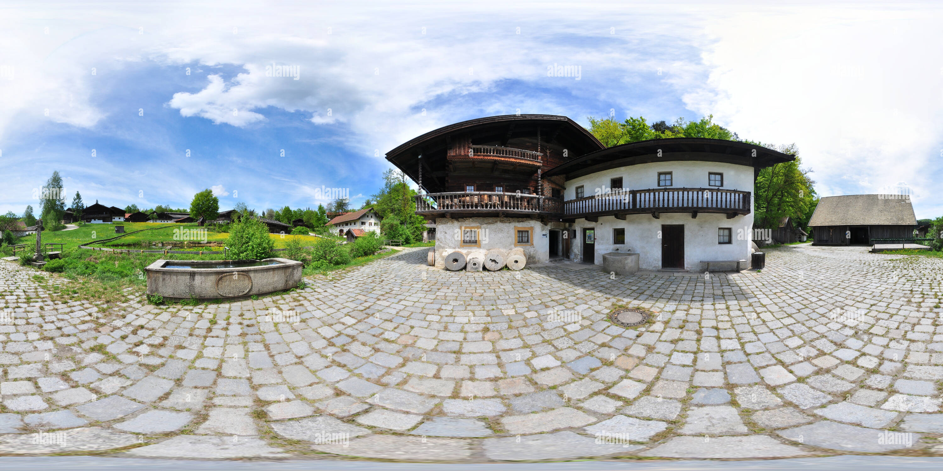 360° view of Museumsdorf Rothau Mühle Alamy