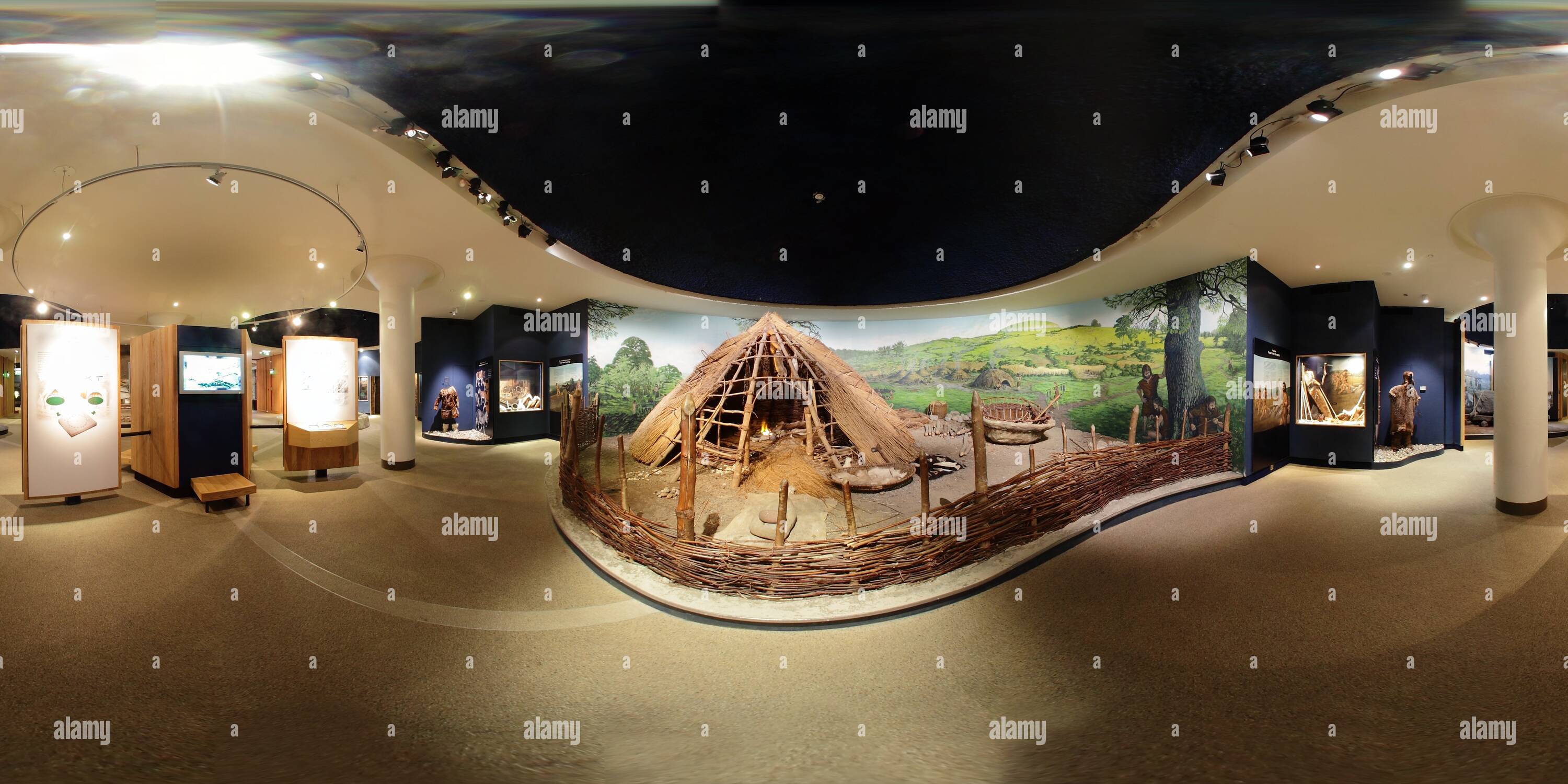 360° view of Bru na Boinne Visitor Center - Alamy