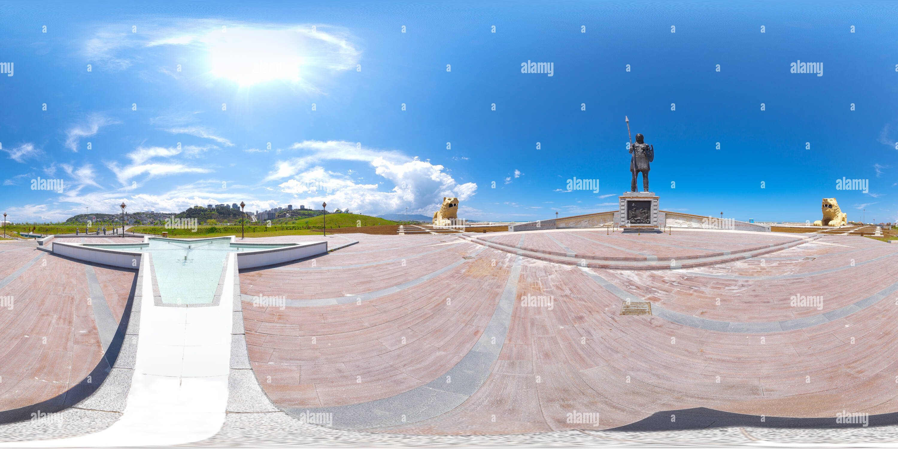 360° view of Samsun - Batı Park Amazon Heykeli - Alamy