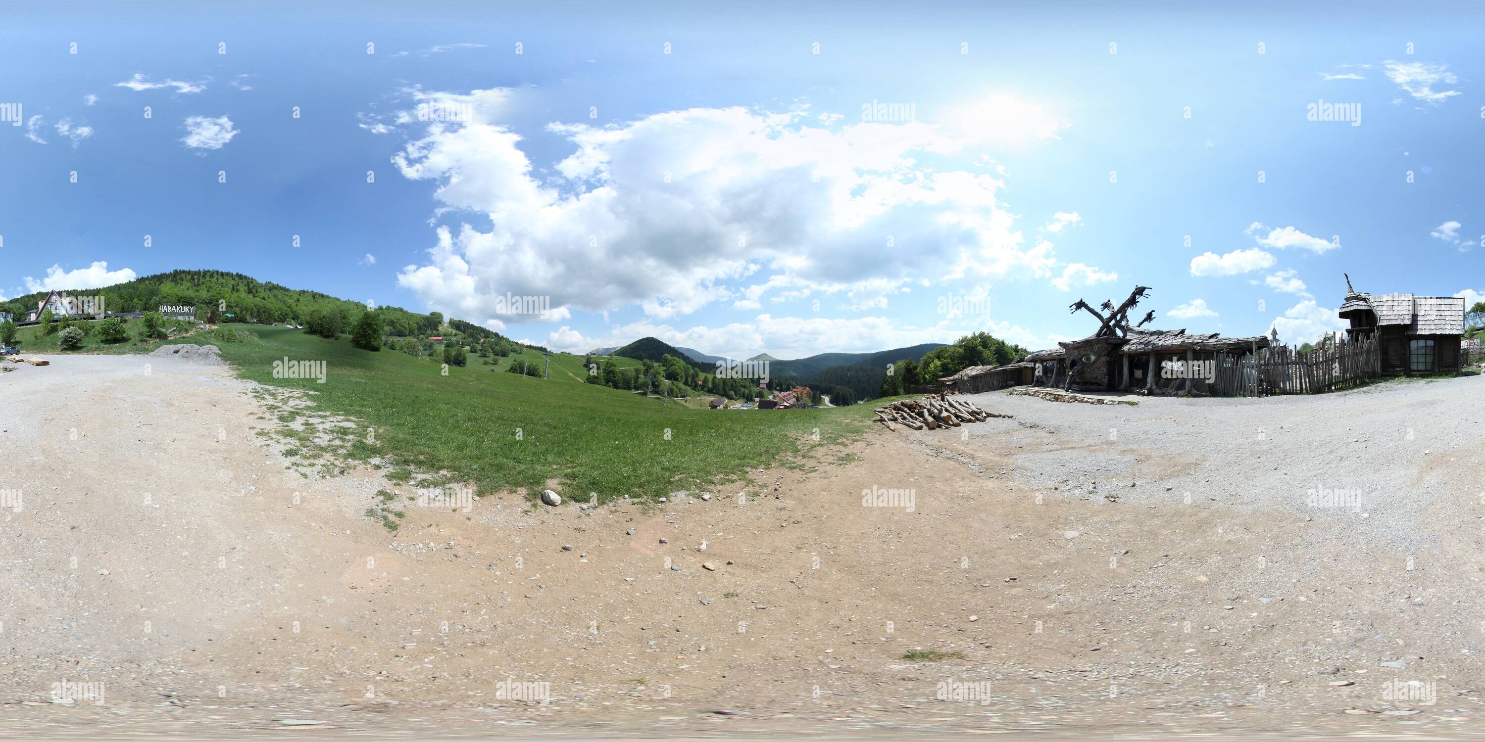 360 degree panoramic view of Donovaly - Habakuky