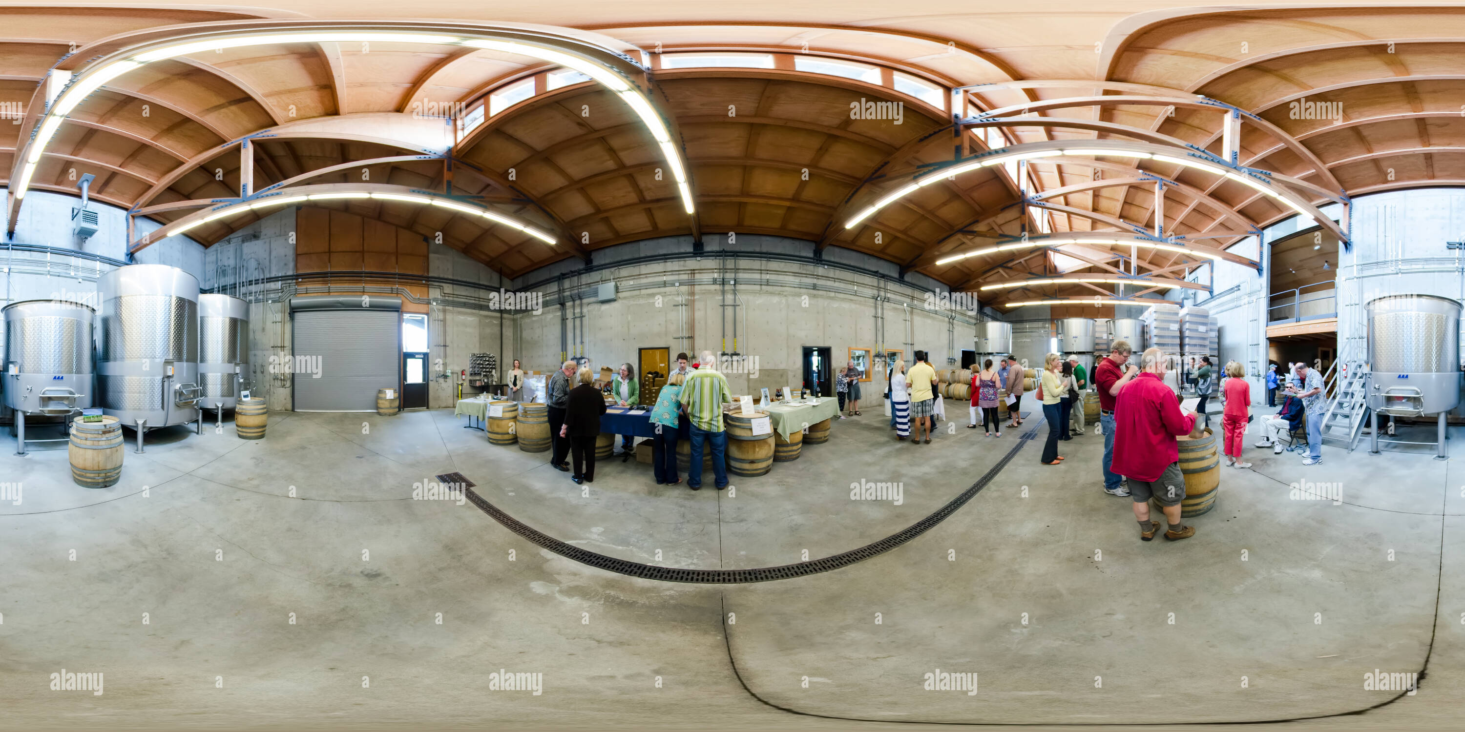 360° view of Shea Wine Cellars Winery, Newberg, OR Alamy